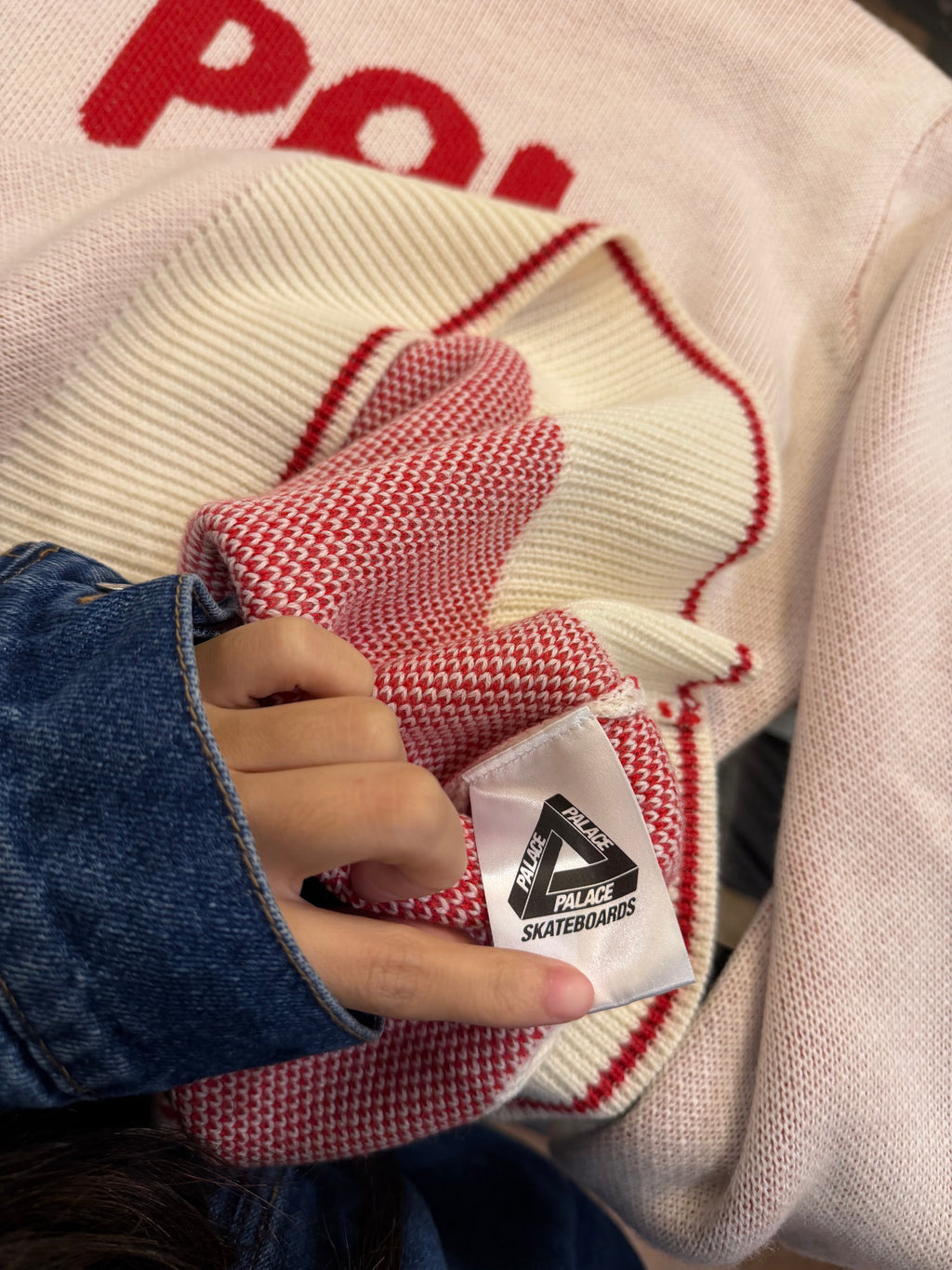 Palace Middle Finger Sweater