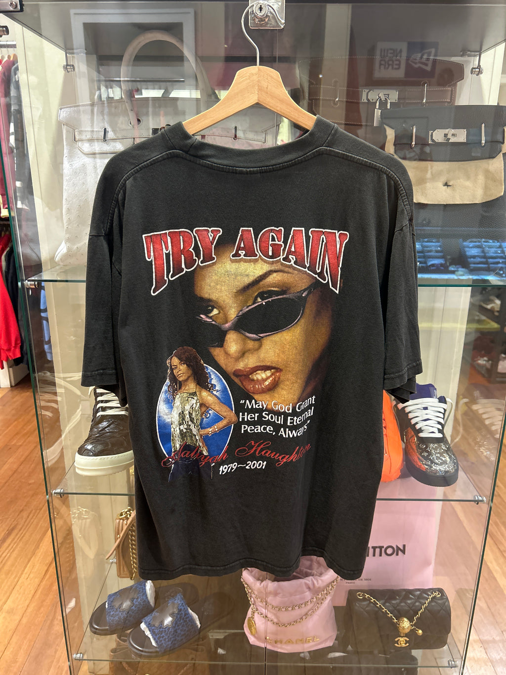 Vintage Aaliyah Memorial 'Try Again' Tee