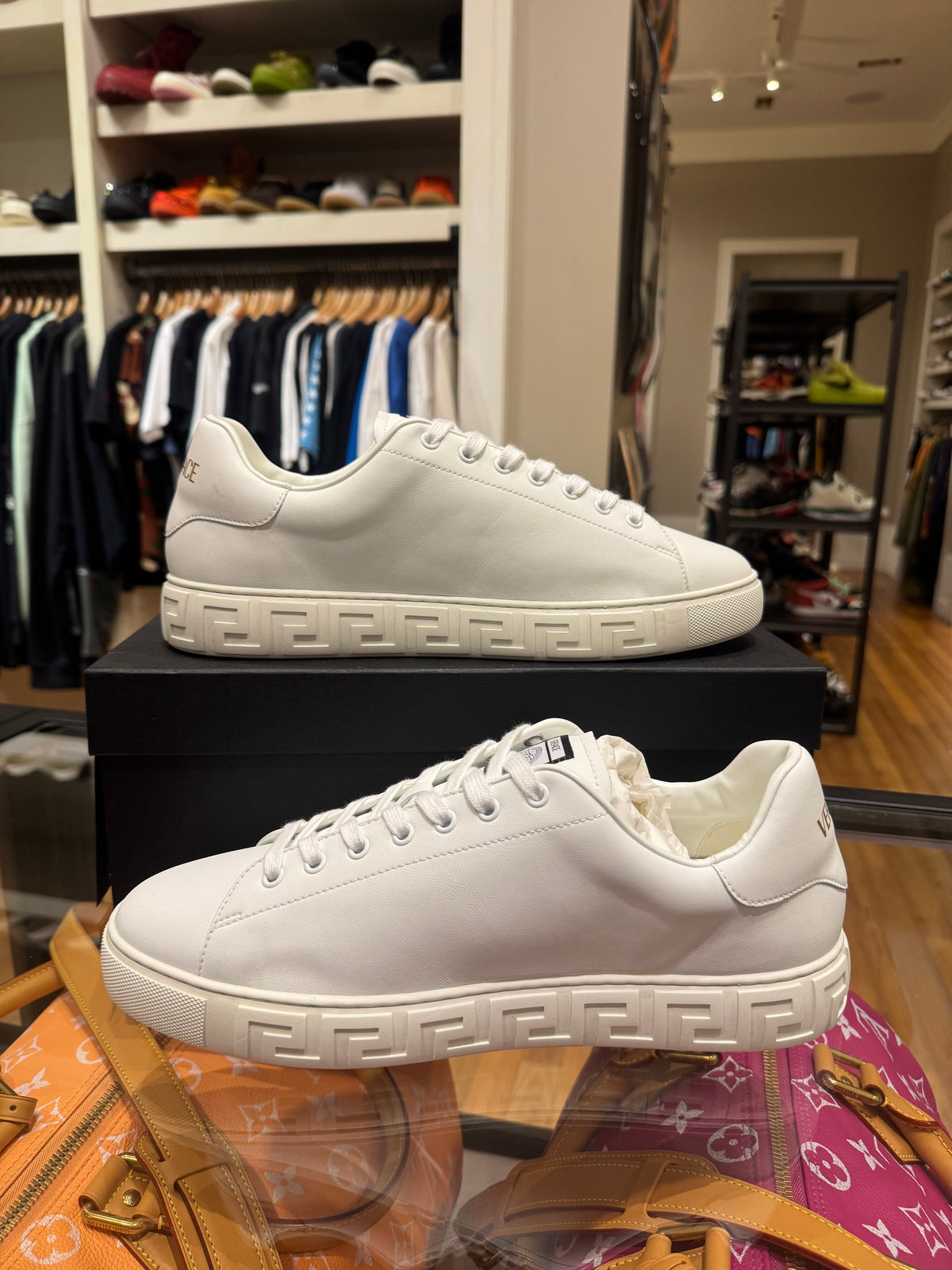 Versace Greca Sneaker - White