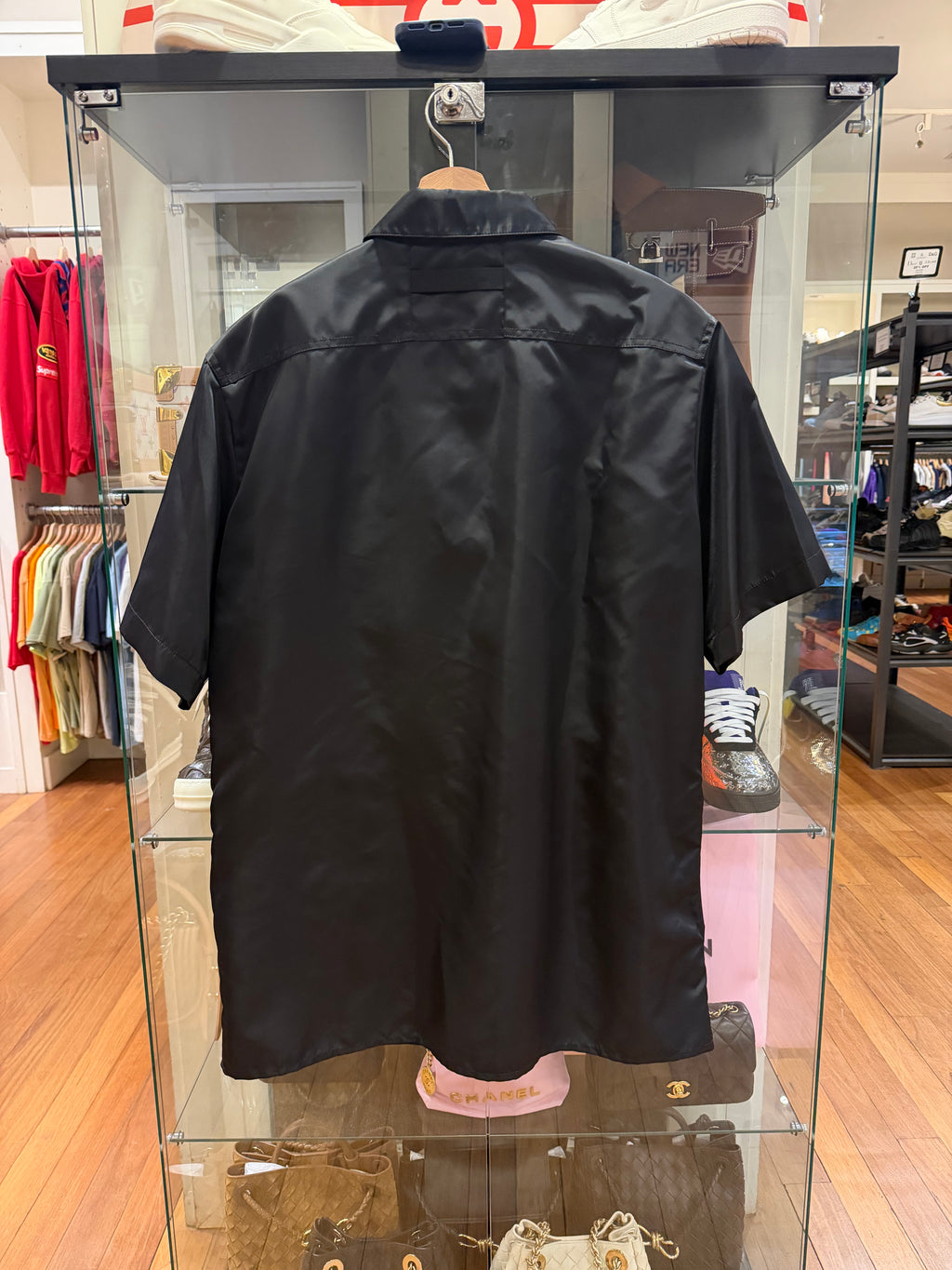 Alyx Nylon Button Up Cargo
Shirt - Black