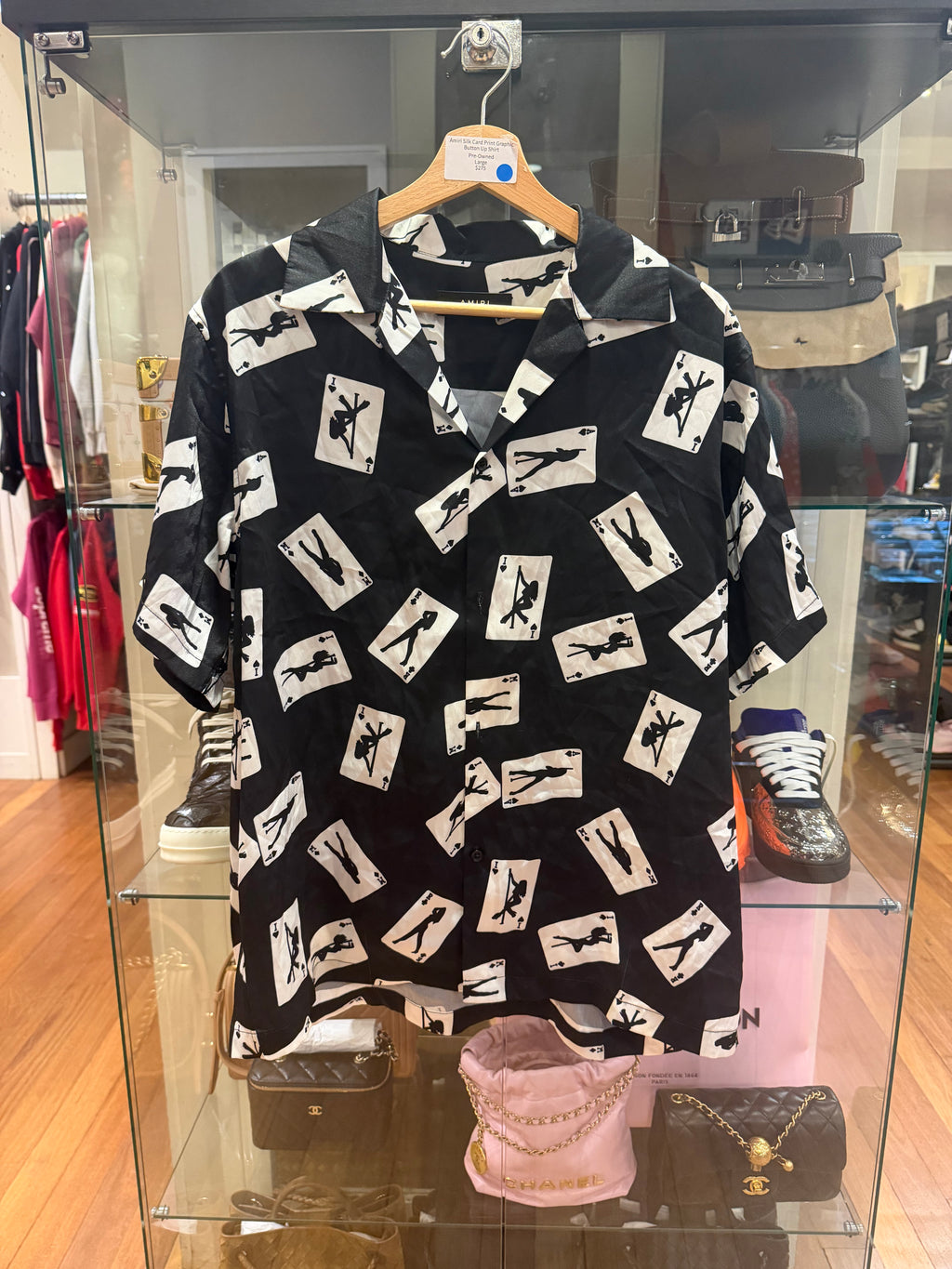 Amiri Silk Card Print Graphic
Button Up Shirt