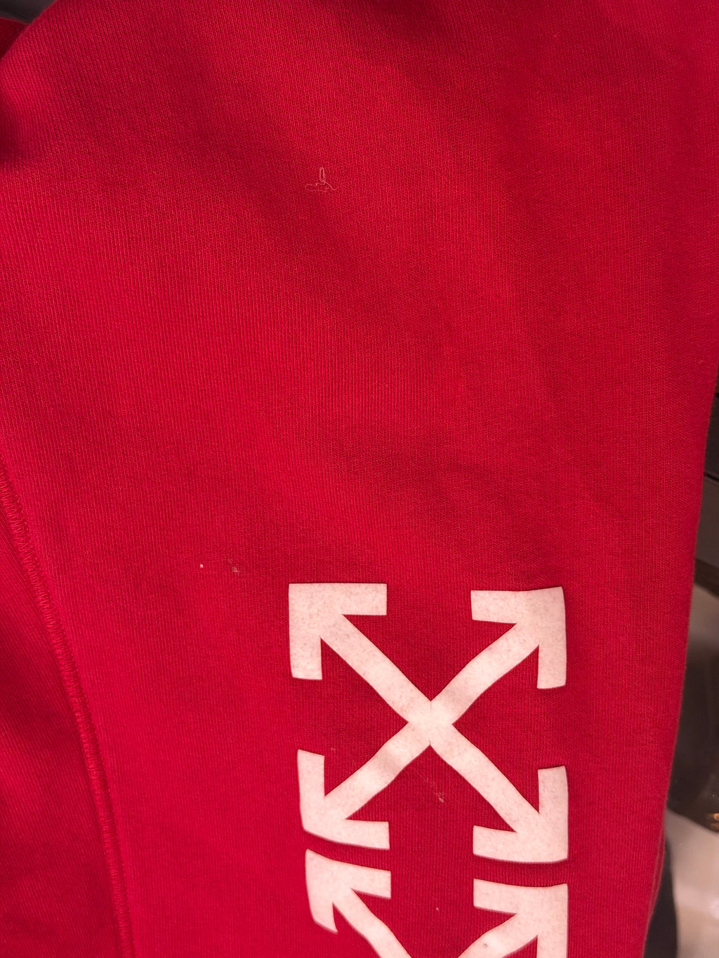 Off-White Parachute Print Joggers - Red