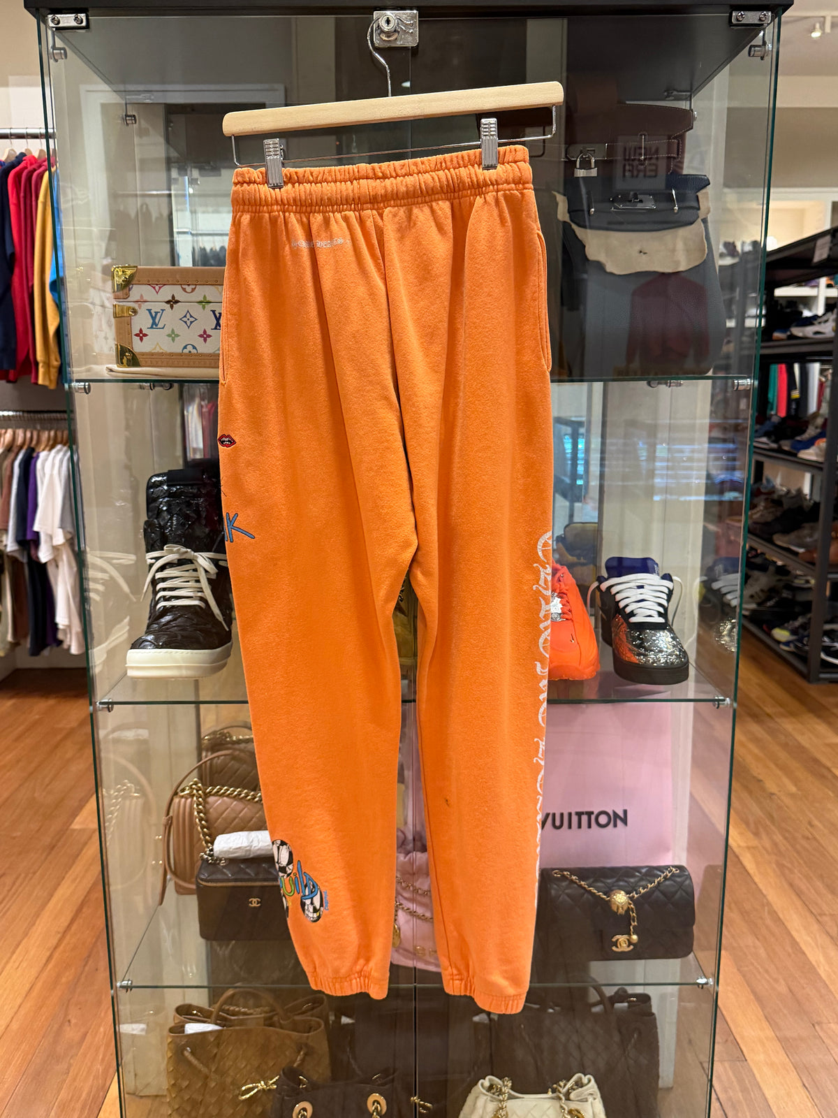 Chrome Hearts x Matty Boy Link & Build Sweatpants -
Orange