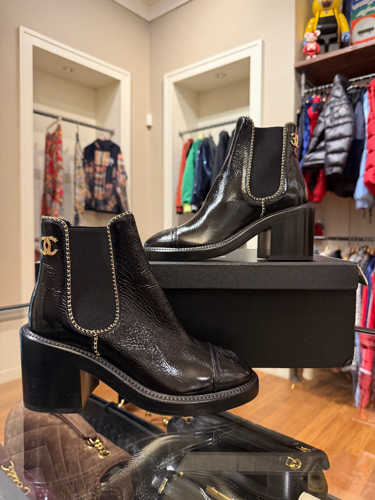 Chanel Interlocking CC Logo Chelsea Boot (2025)