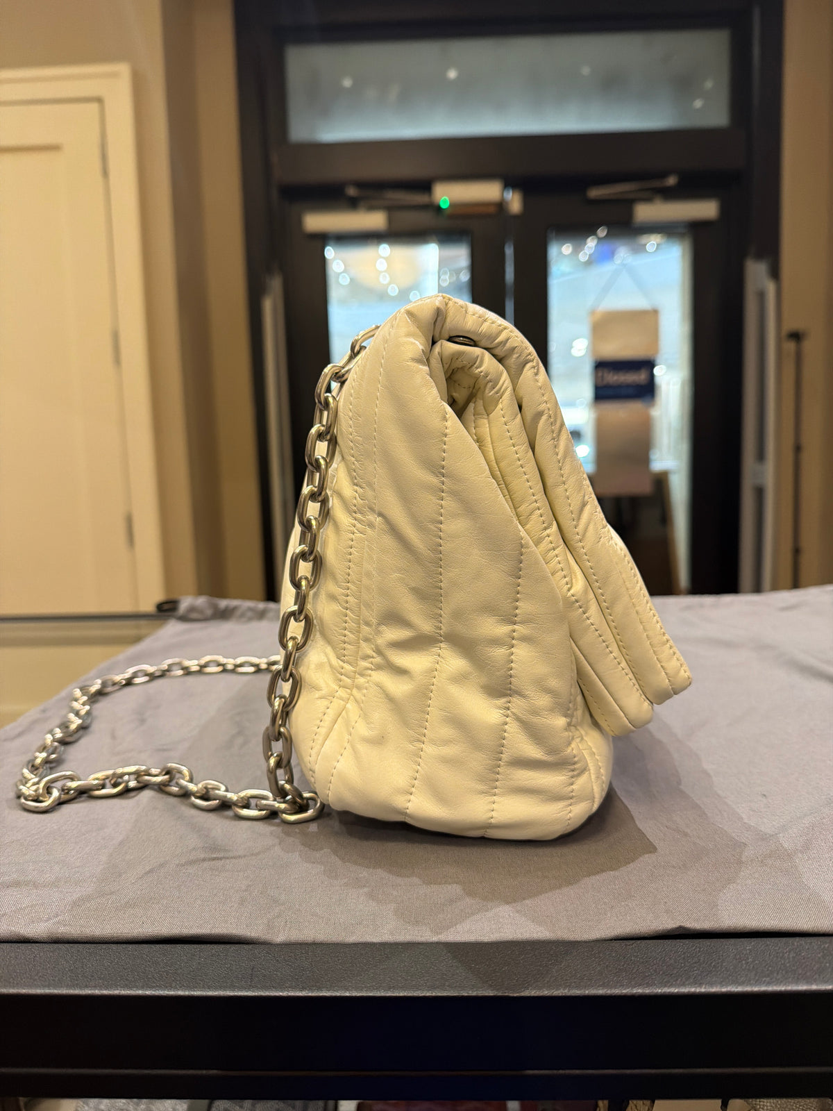 Balenciaga Leather Monaco Medium Shoulder Bag
