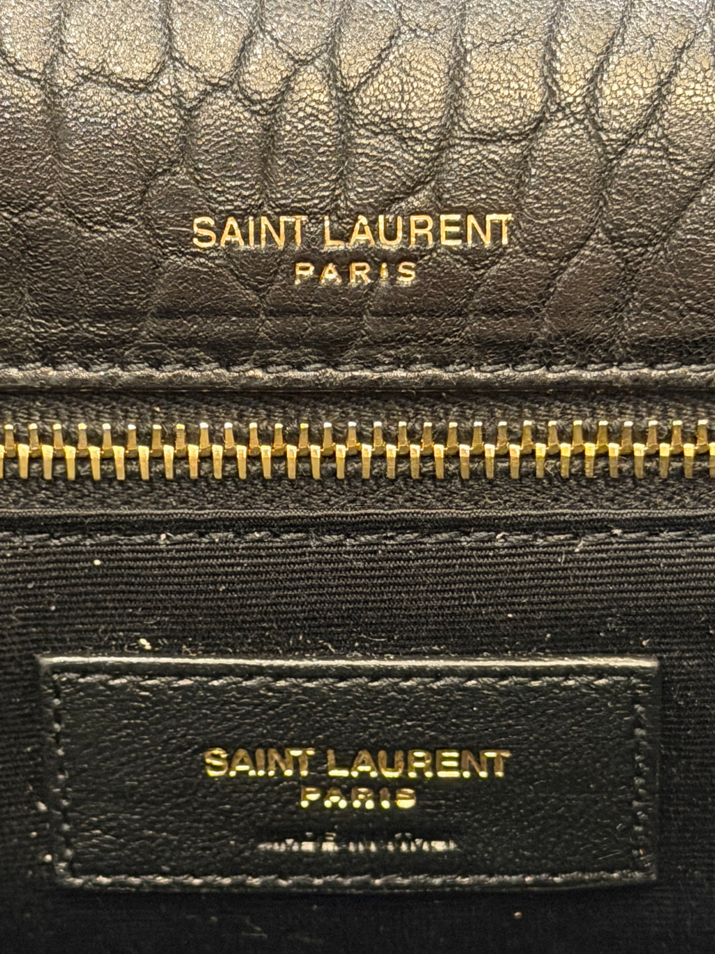 Saint Laurent Calypso Medium - Black