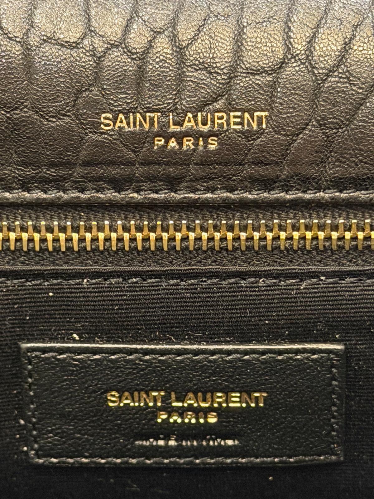Saint Laurent Calypso Medium - Black
