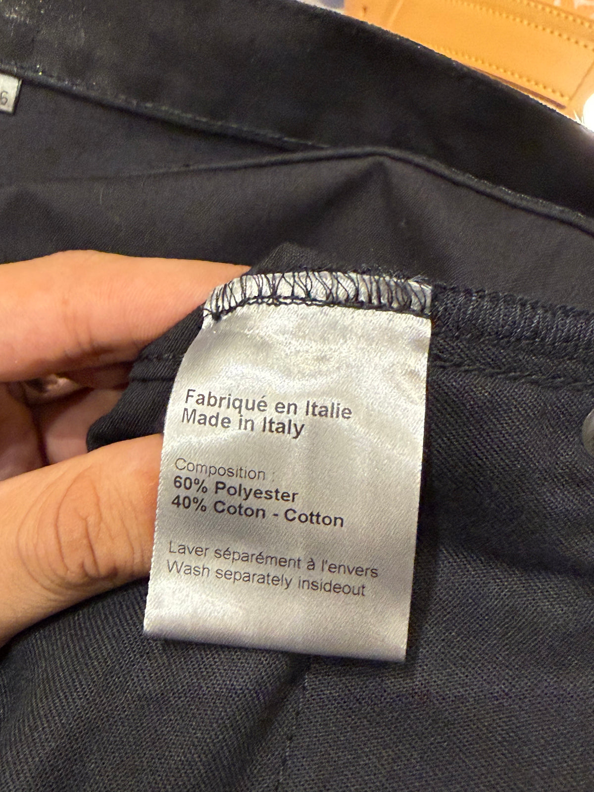 Dior Homme FW08 Glitter Moleskin Trousers