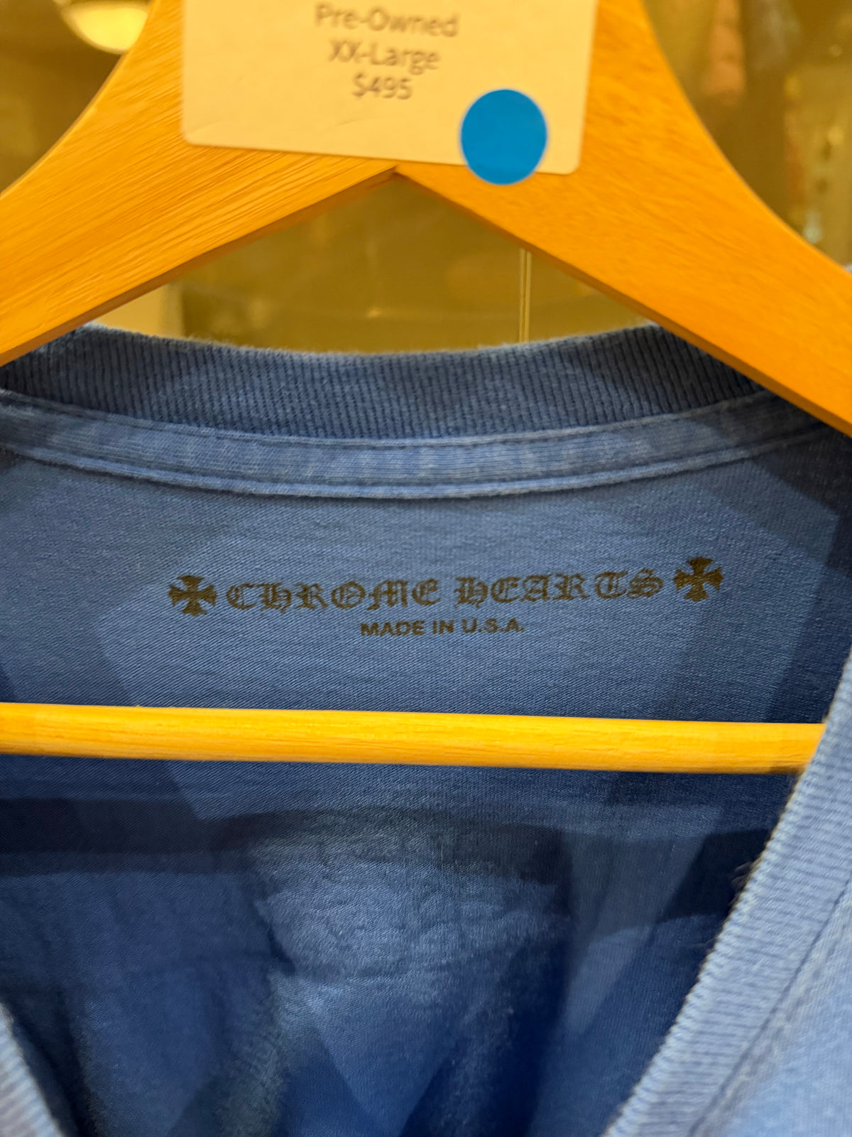 Chrome Hearts Scroll Tee - Blue