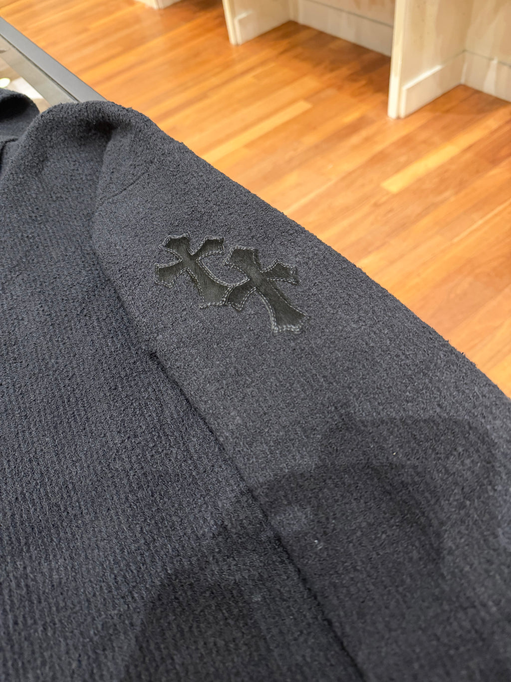 Chrome Hearts ‘Sleeping With Fishes’ Pony Hair Patch Cloak