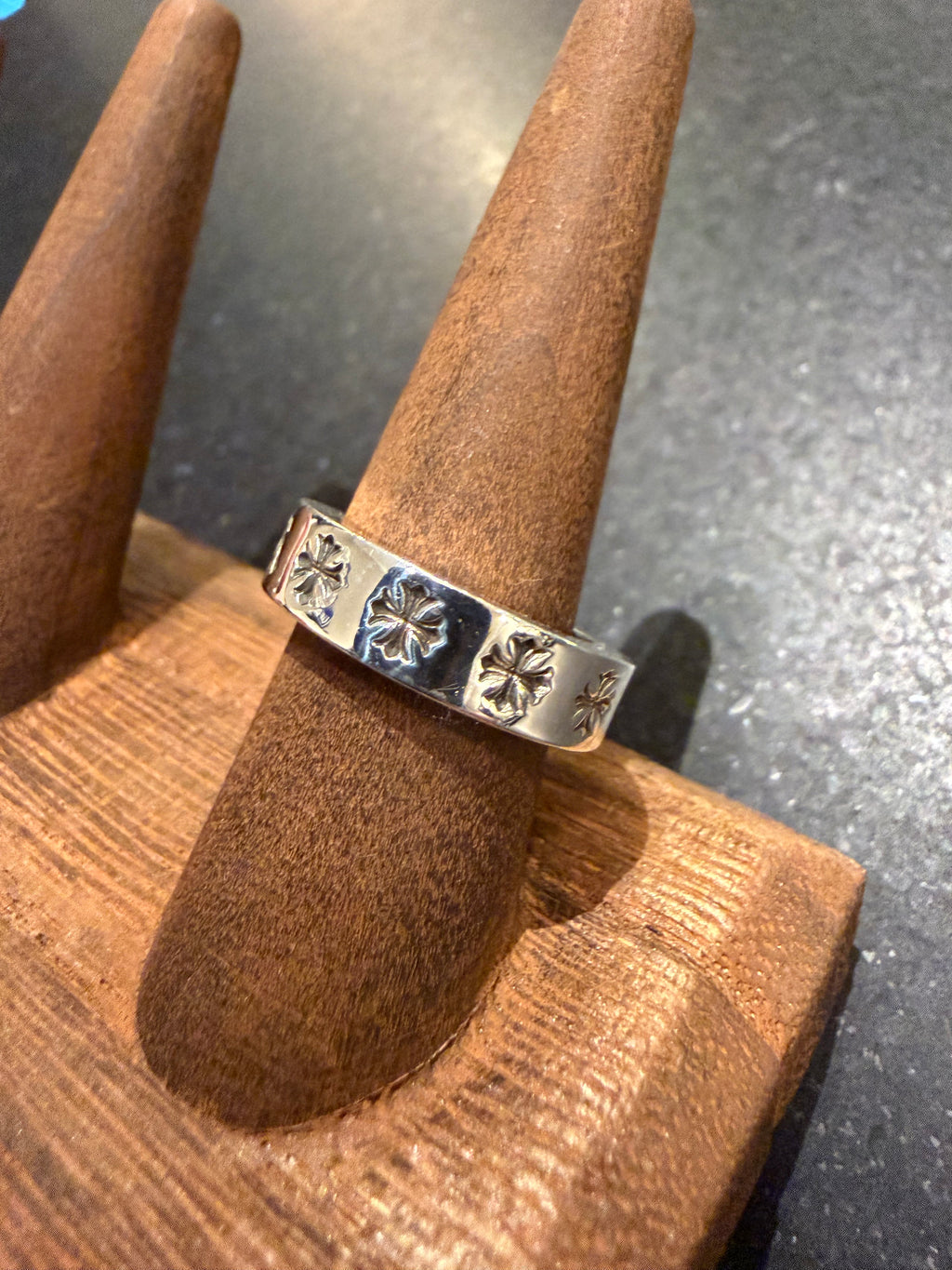 Chrome Hearts Forever 6MM Spacer Ring Silver - Size 7.5