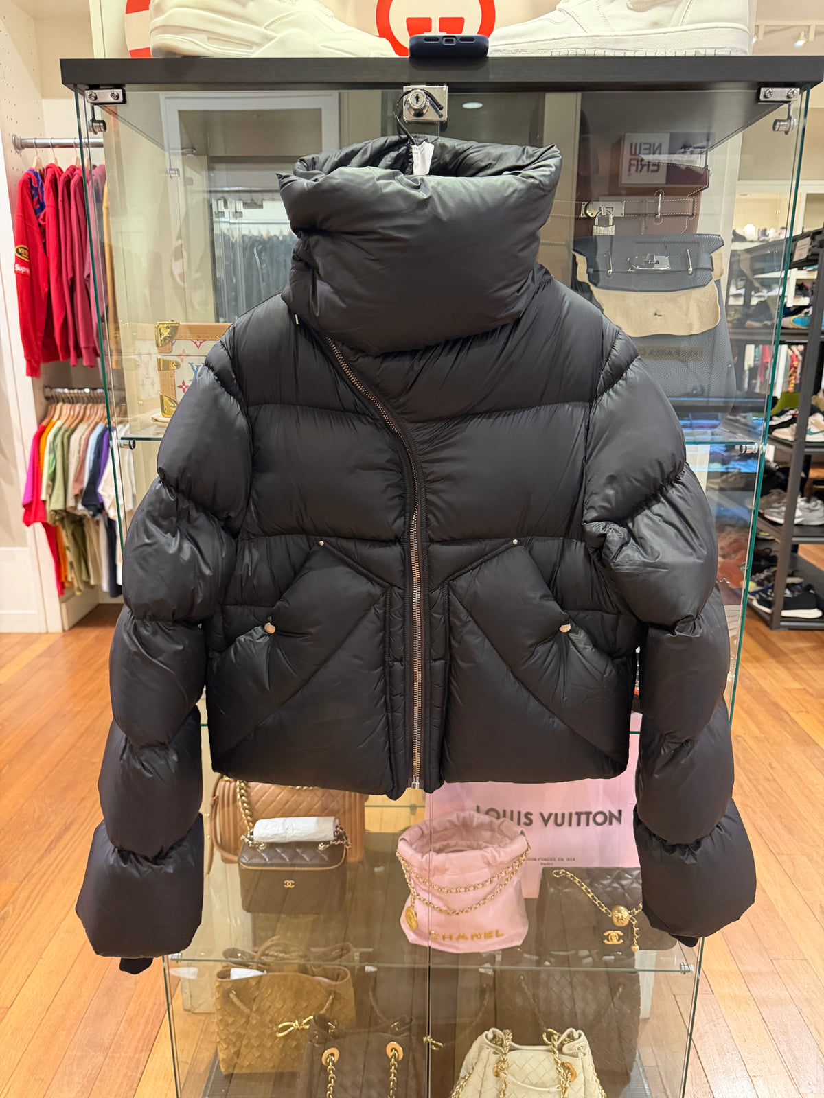 Rick Owens WMNS Performa Mountain Duvet Down Jacket - Black