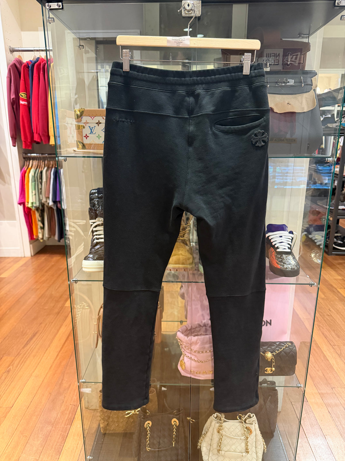 Chrome Hearts Plus Cross Double Dagger Zip Sweatpants - Black