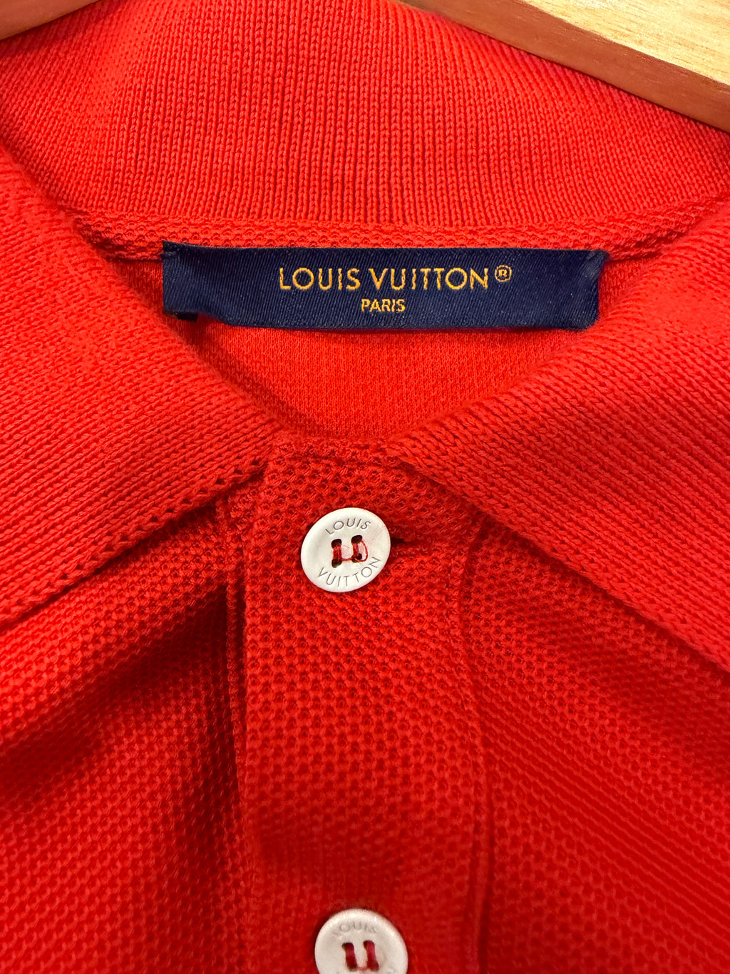 Louis Vuitton Staples Edition
Embroidered Polo - Red