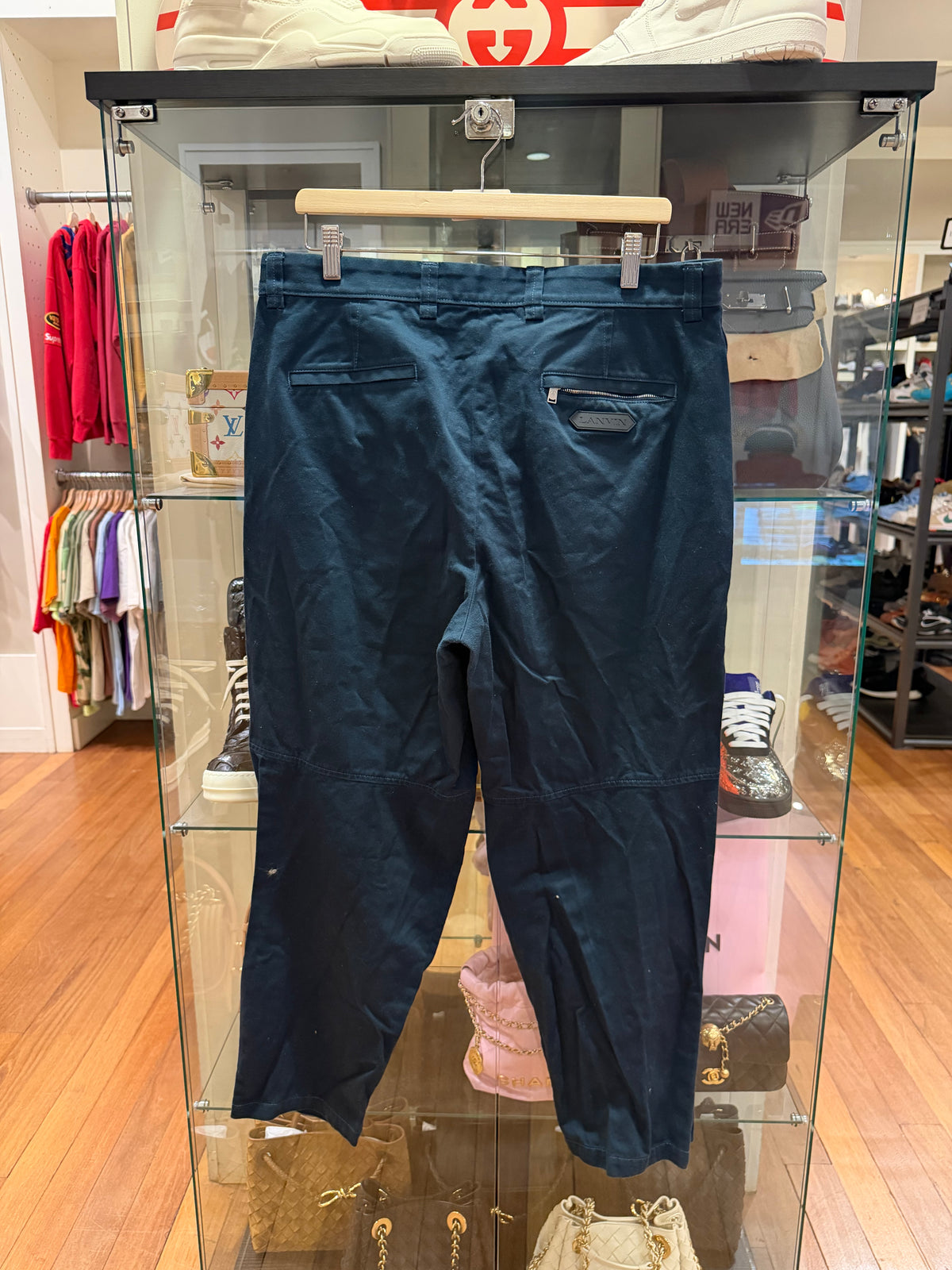 Lanvin Canvas Trousers - Navy