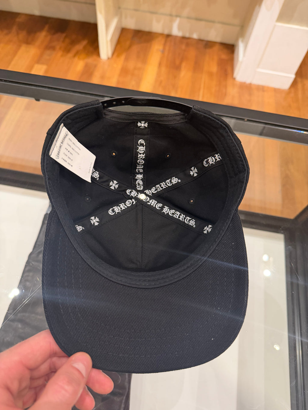 Chrome Hearts RS3 Dagger Snap Back Hat - Black