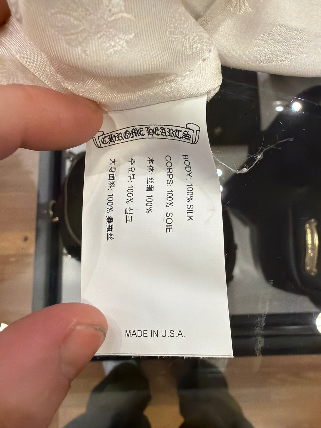 Chrome Hearts Silk Monogram Pajamas