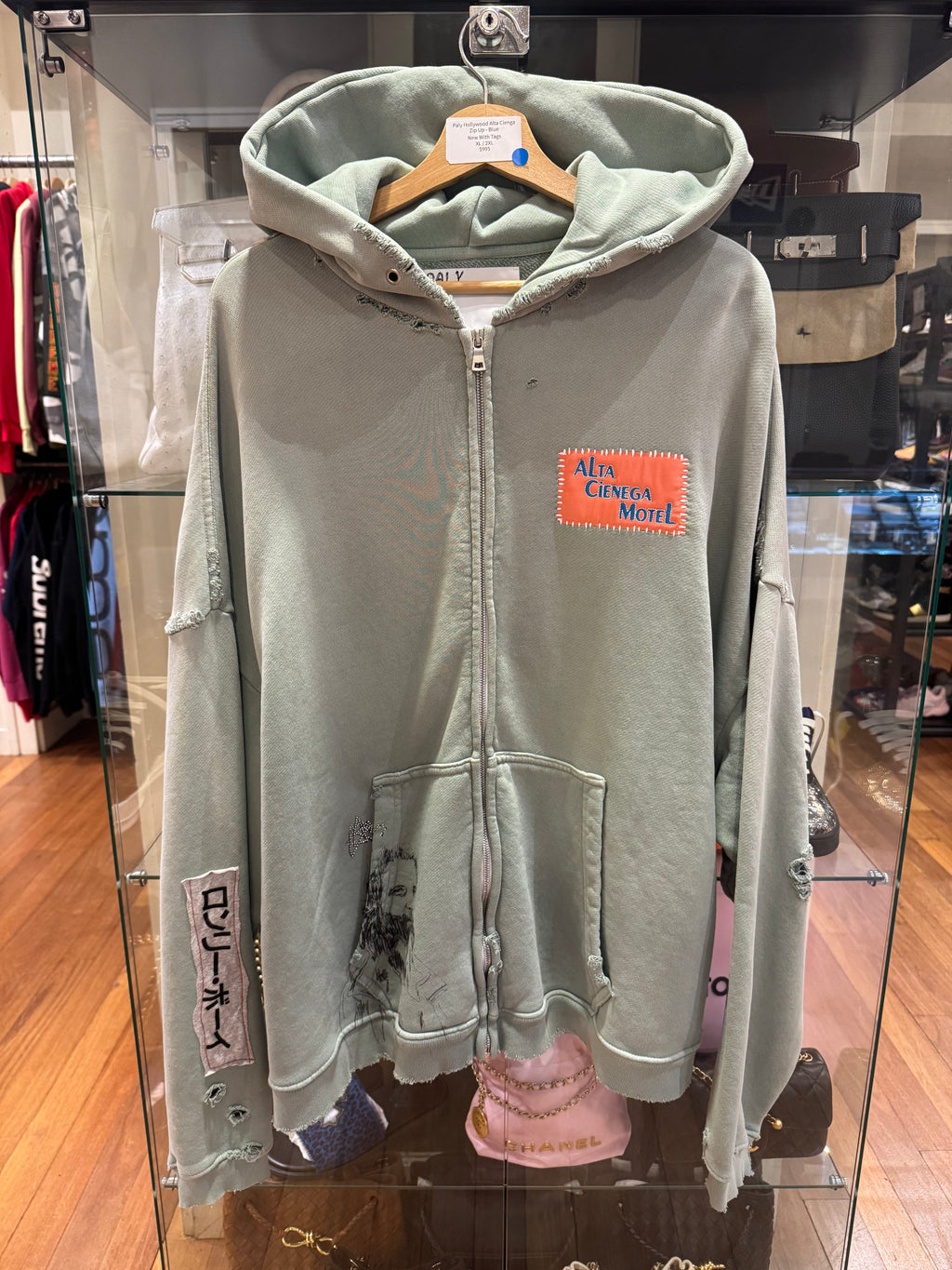 Paly Hollywood Alta Cienga Zip Up Hoodie - Blue