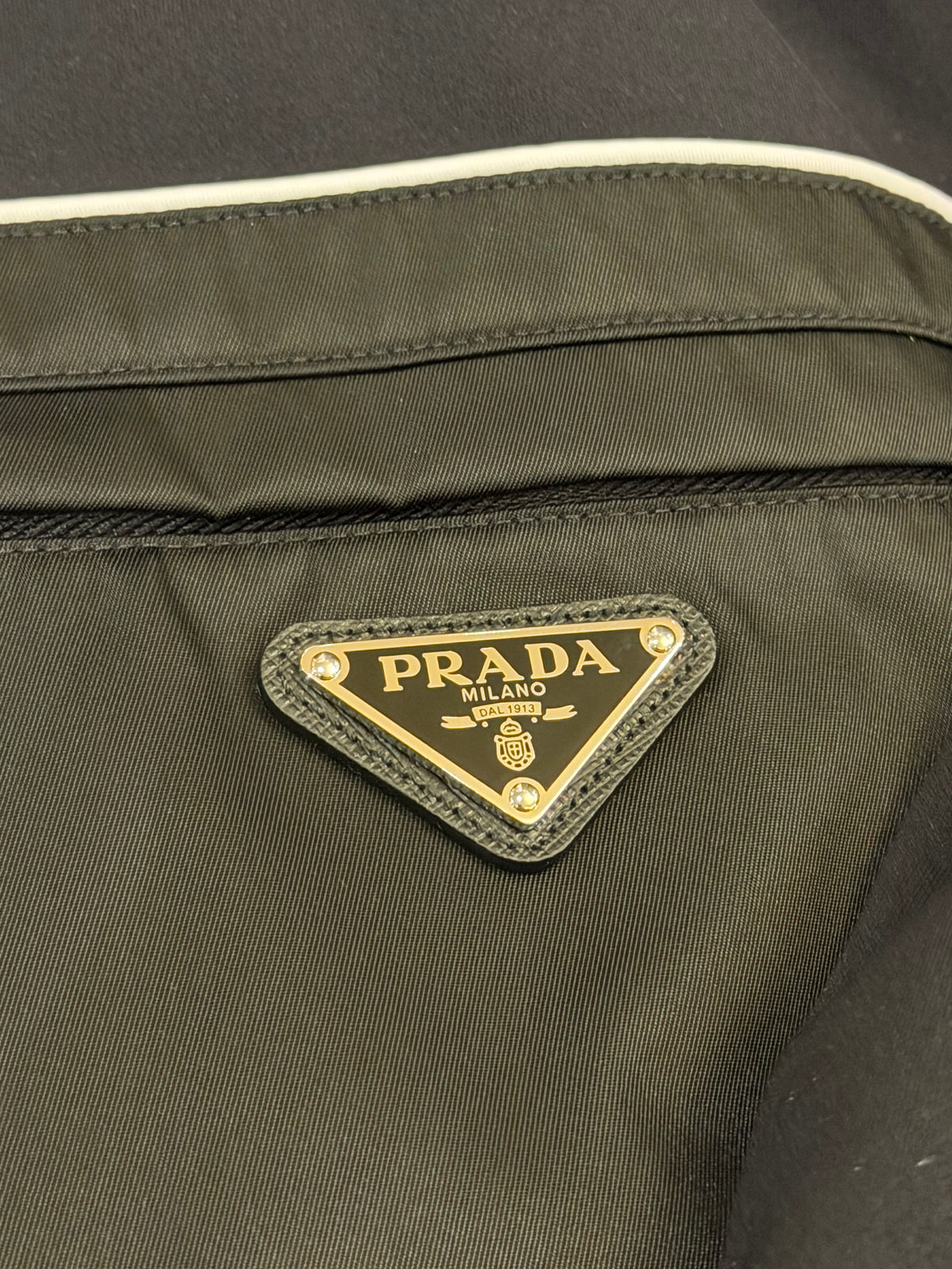 Prada Sweatshirt With Re-Nylon Details