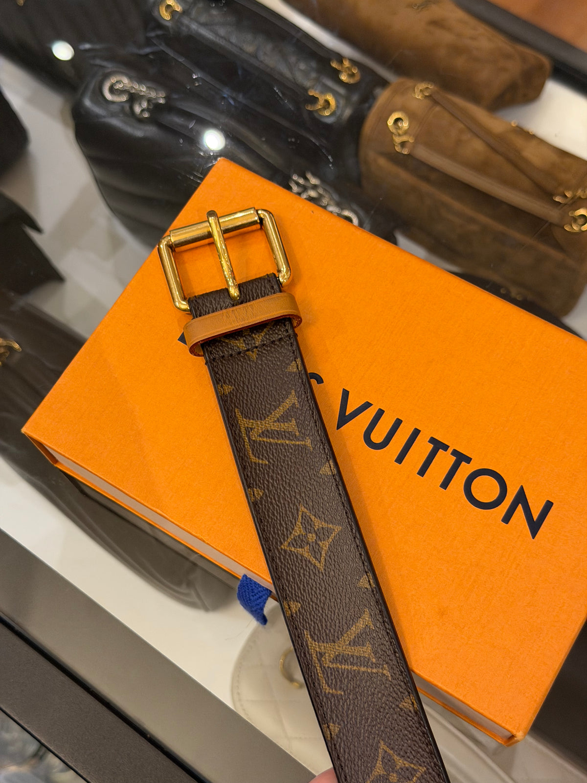 Louis Vuitton Leather LV Monogram Utility Cargo Belt