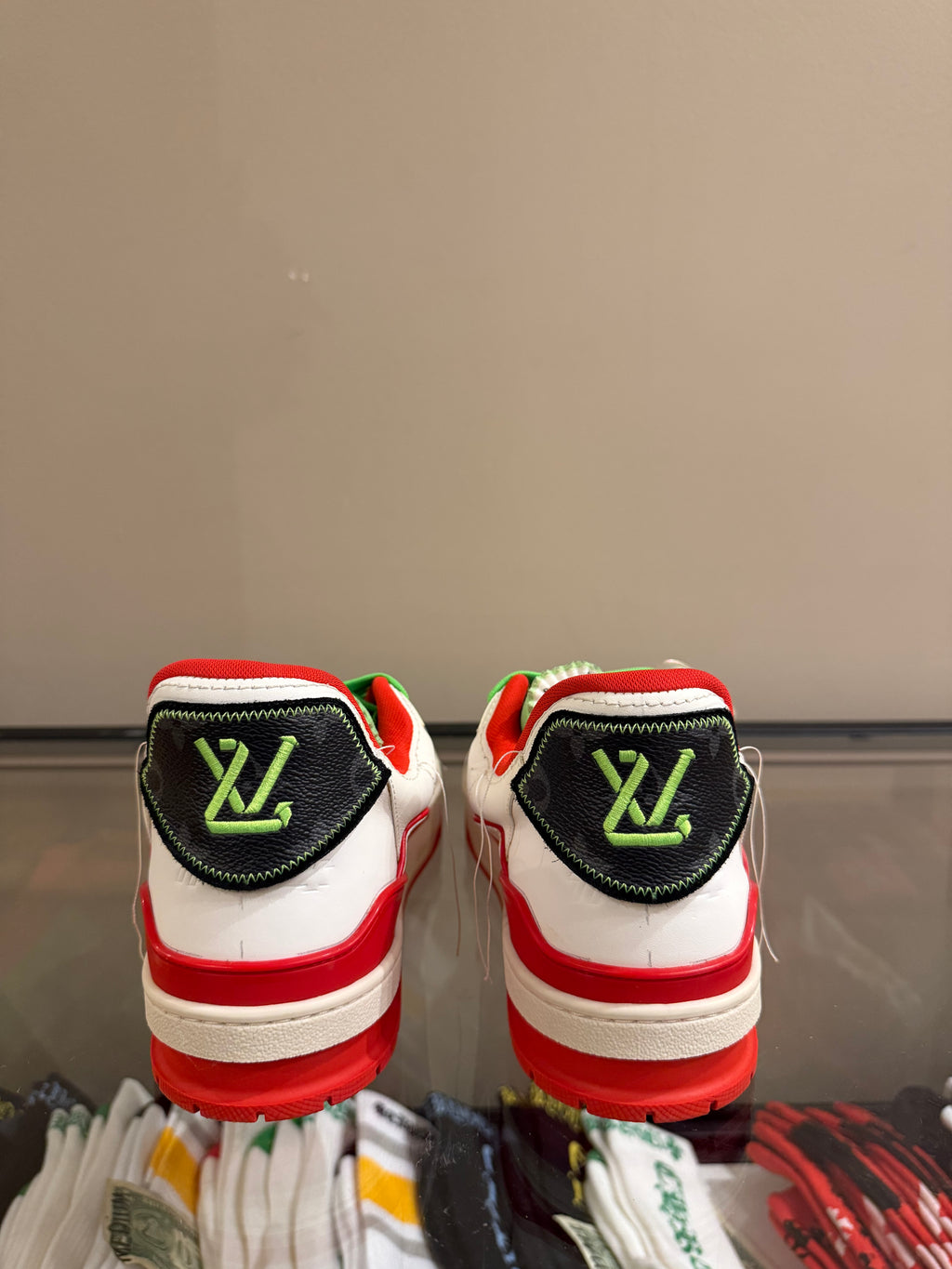Louis Vuitton LV Trainer - Neon Red 'Soho Exclusive'