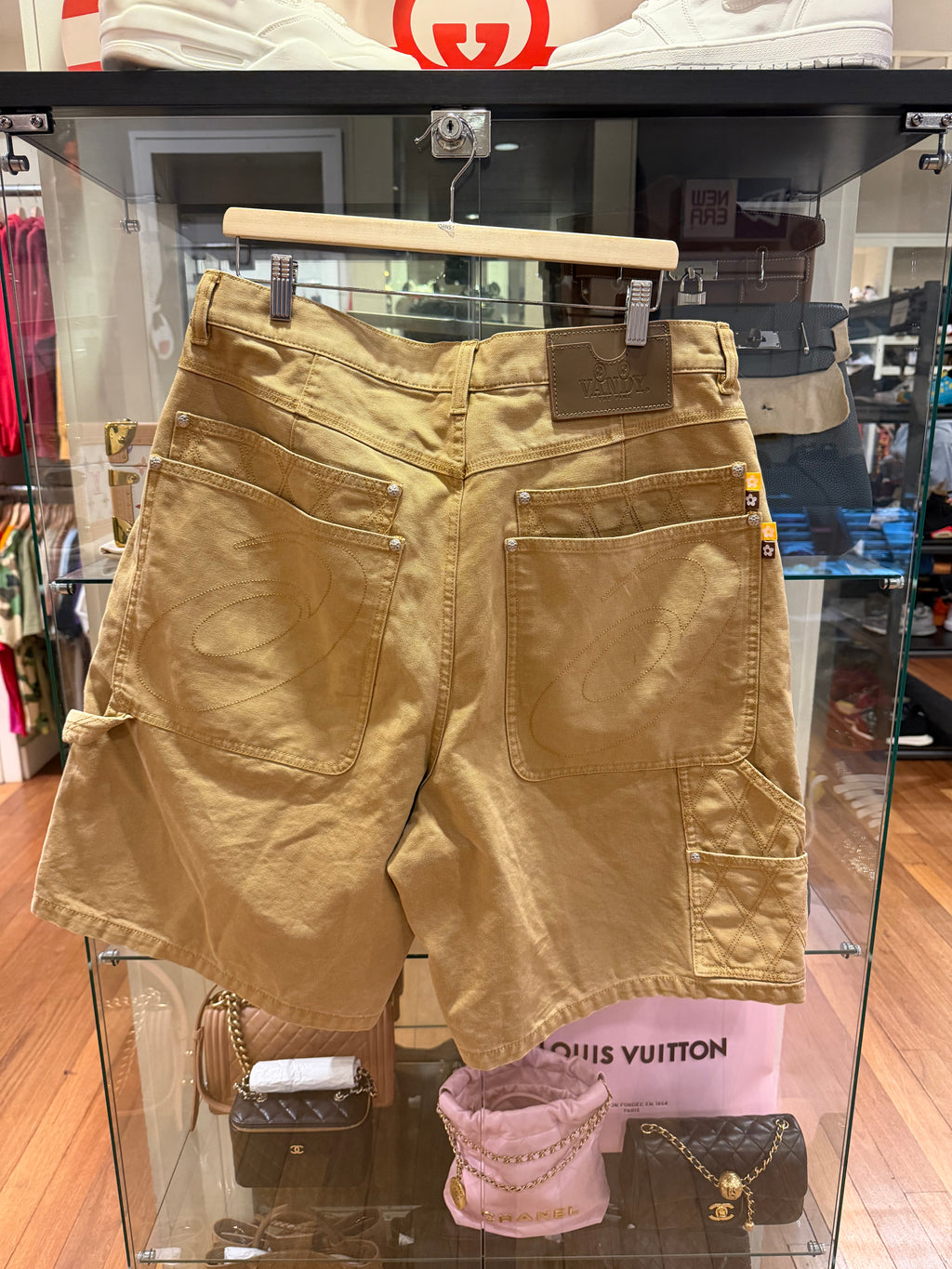 VANDYTHEPINK X ASICS
Patched Canvas Shorts -
Khaki