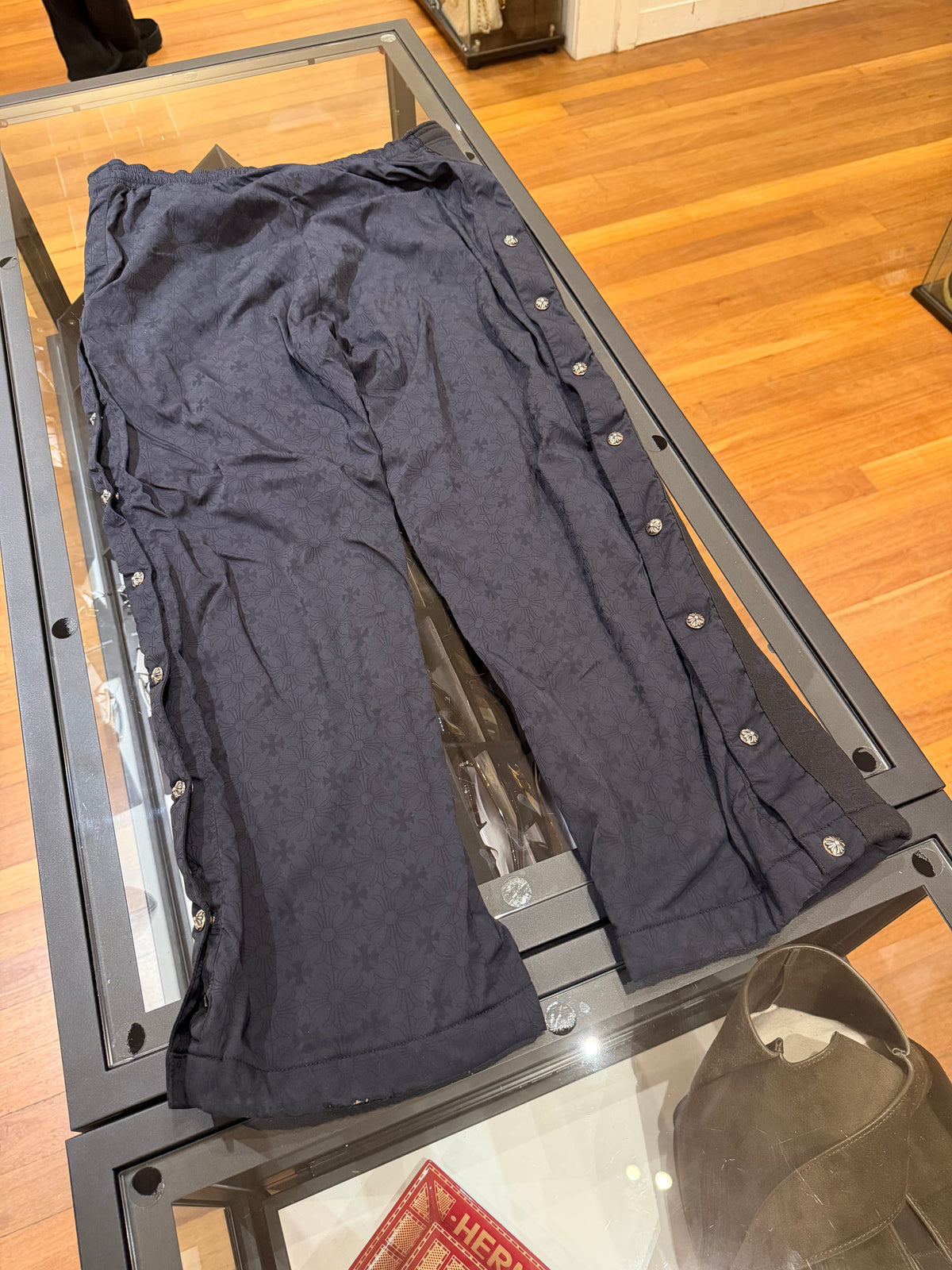 Chrome Hearts Monogram Snap Track Pants