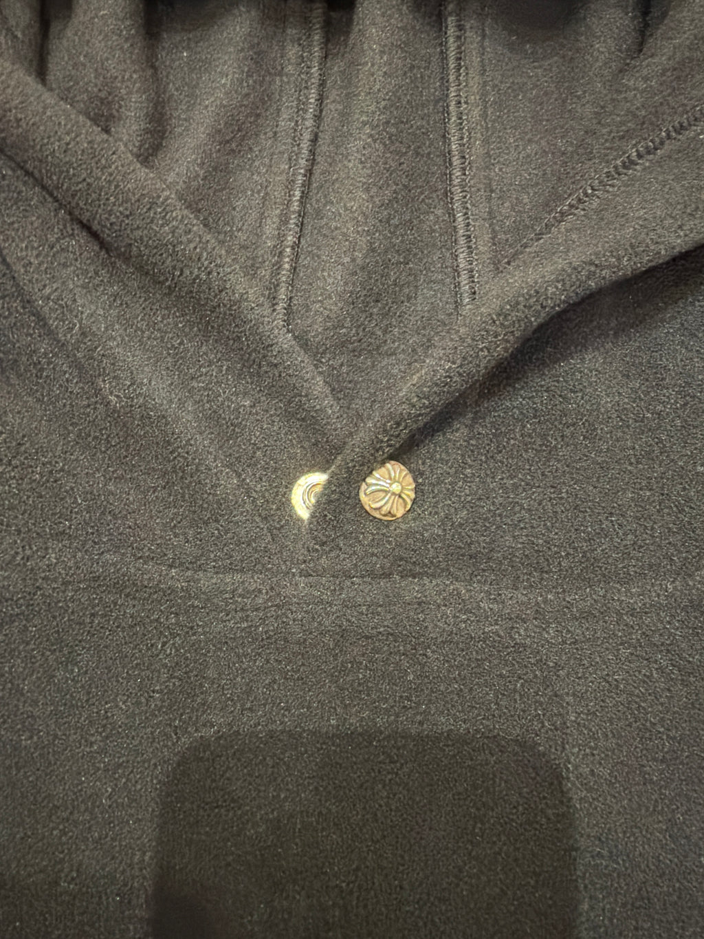 Chrome Hearts Cross Patch Fleece Hoodie