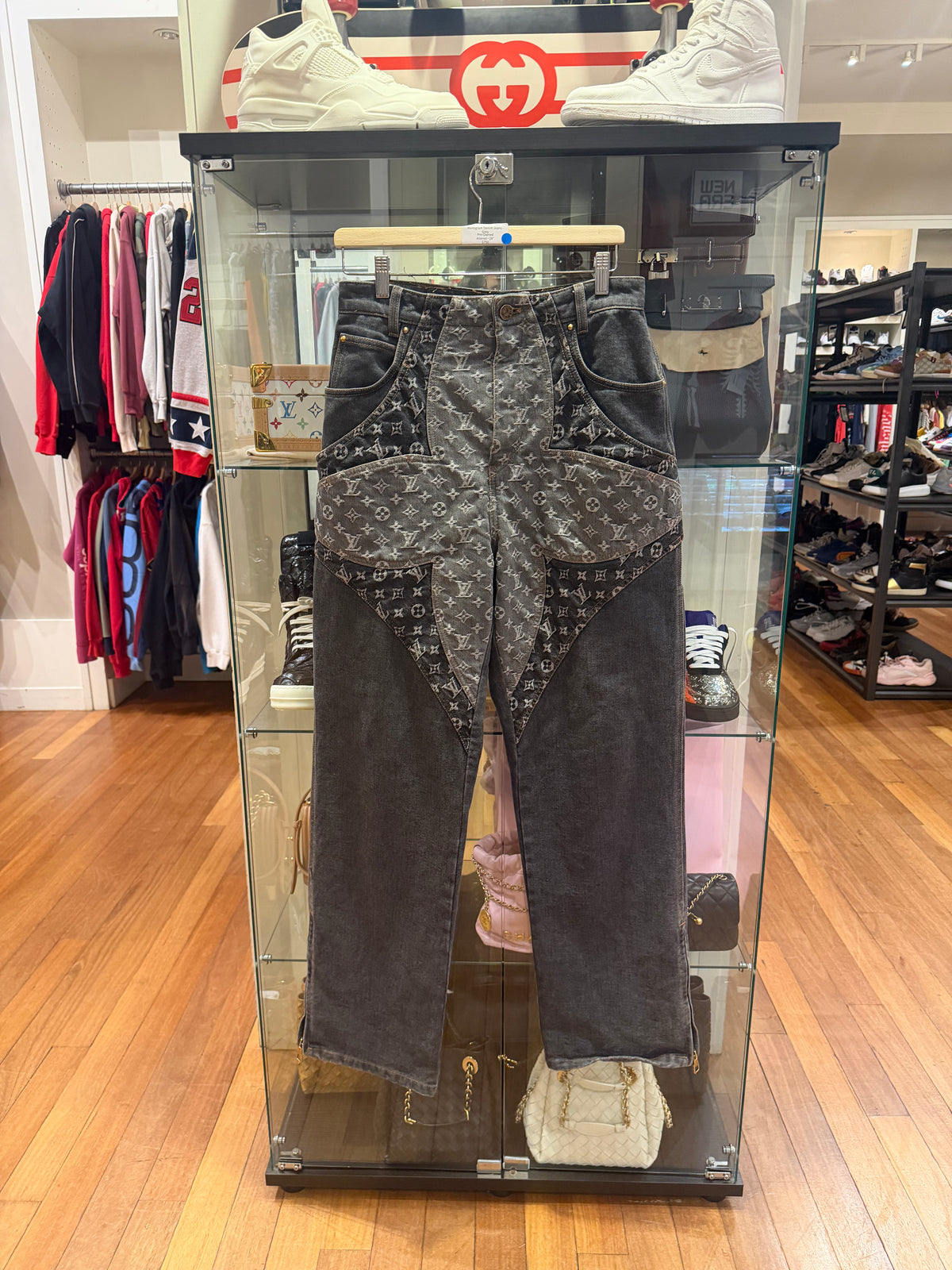Louis Vuitton Flower Monogram Jeans