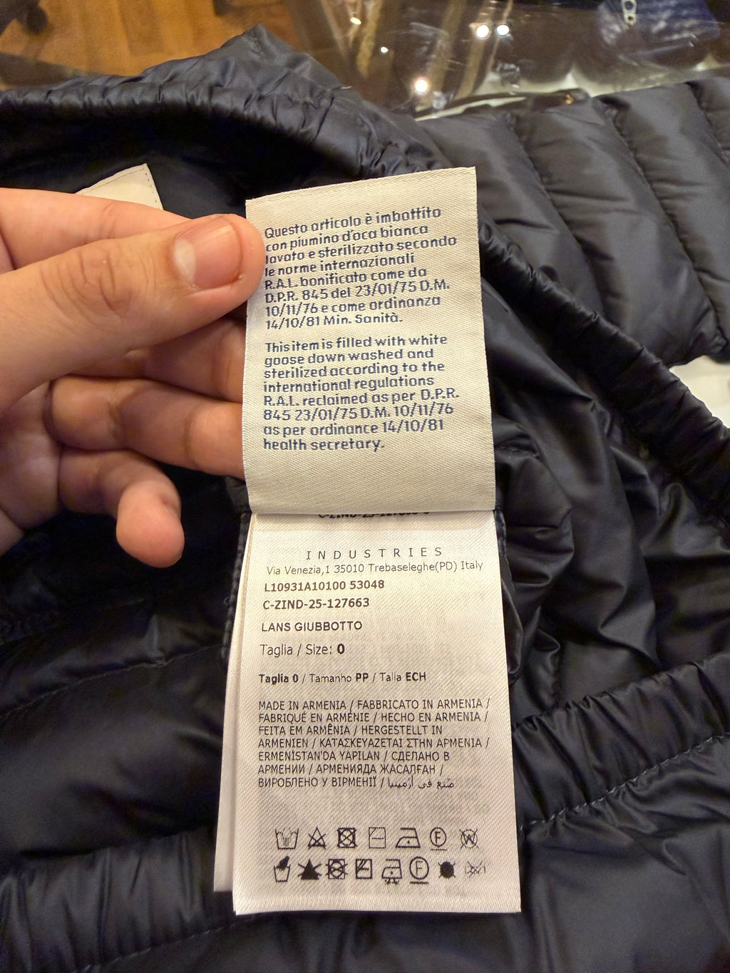 Moncler Lans Guibbotto - Navy