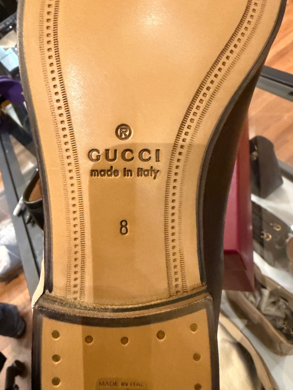 Gucci Horsebit GG Embossed Loafers