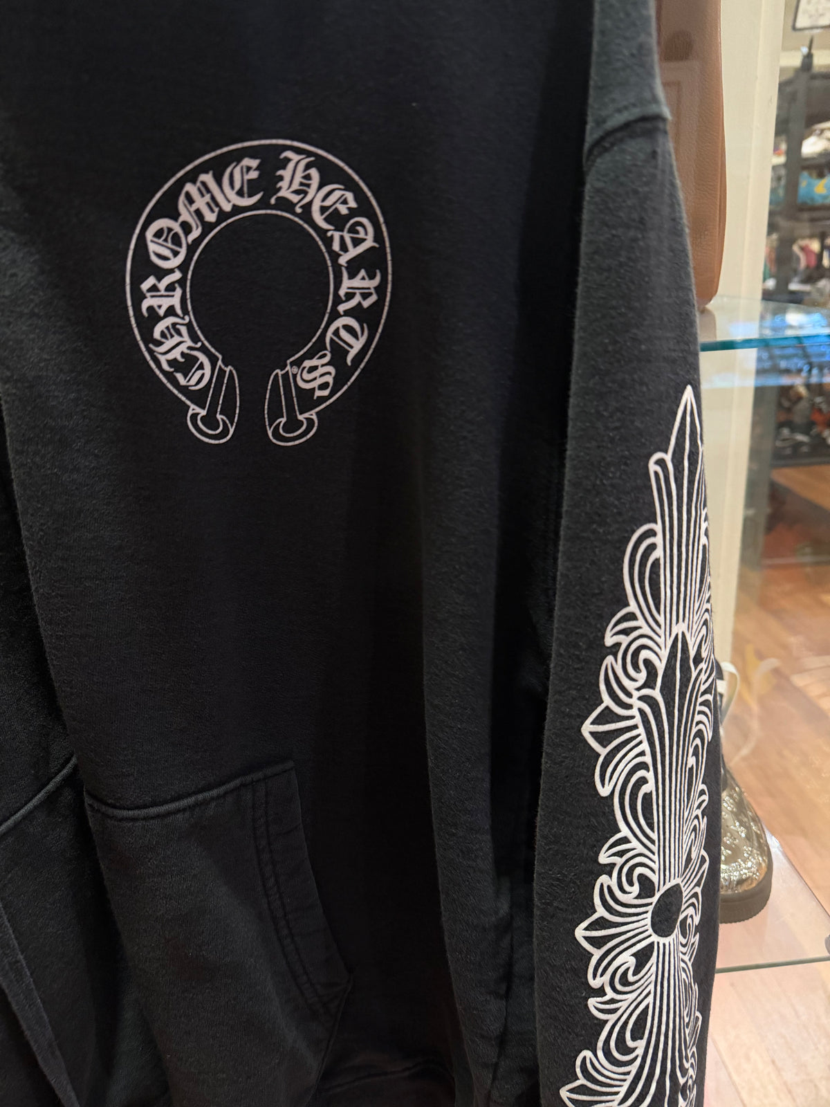 Chrome Hearts FU Horseshoe
Thermal Full Zip Hoodie - Black