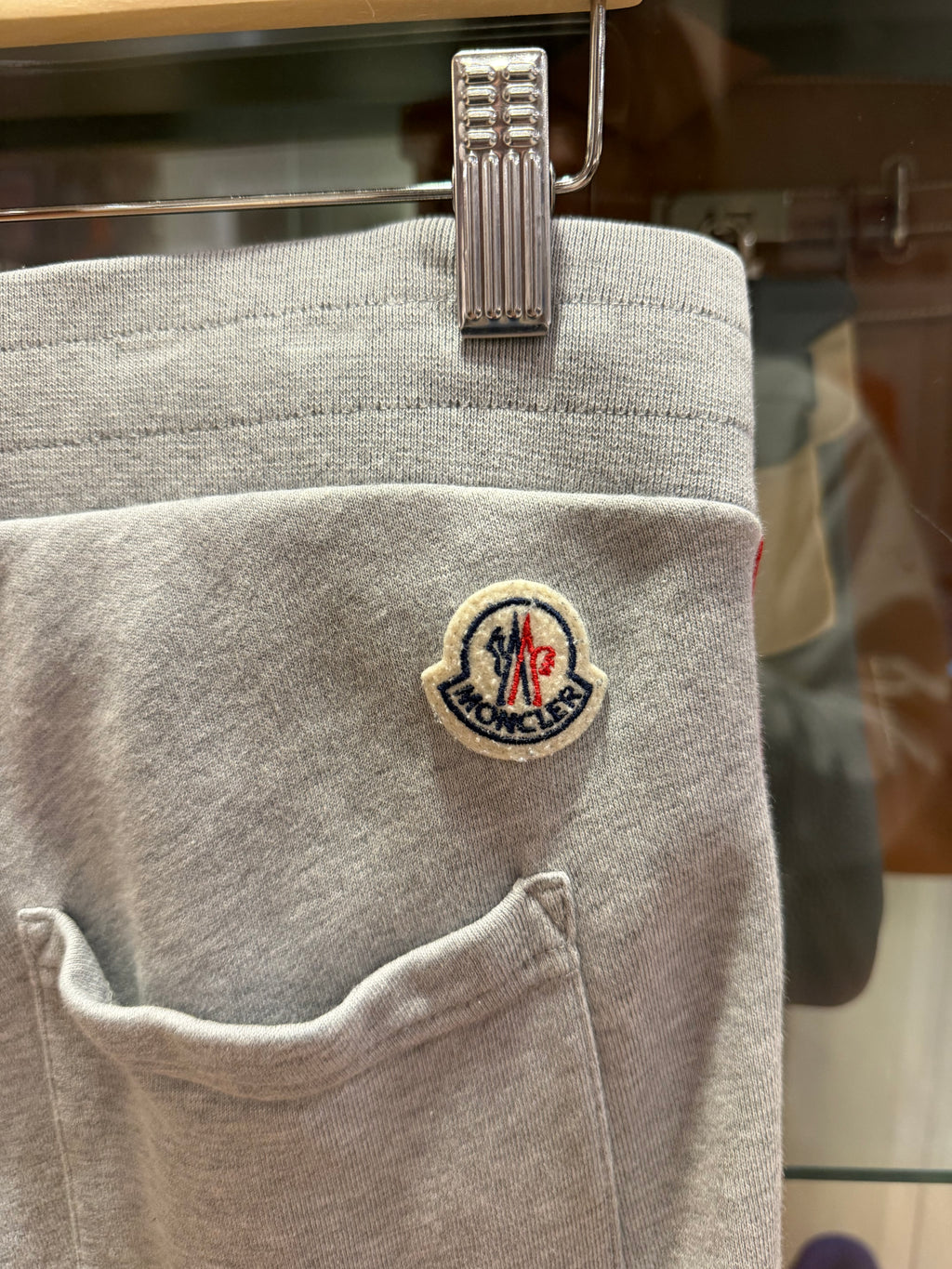 Moncler Taped Sweatpants - Grey