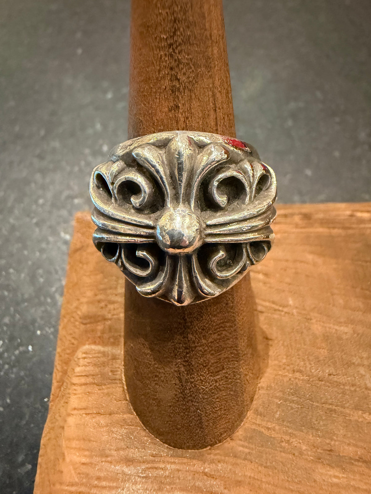 Chrome Hearts Keep Ring Silver - Size 6.5