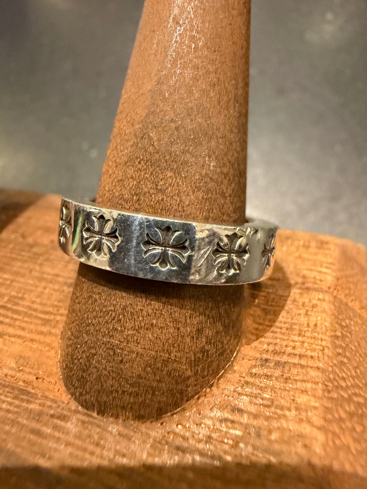 Chrome Hearts Forever 6MM Spacer Ring Silver - Size 10