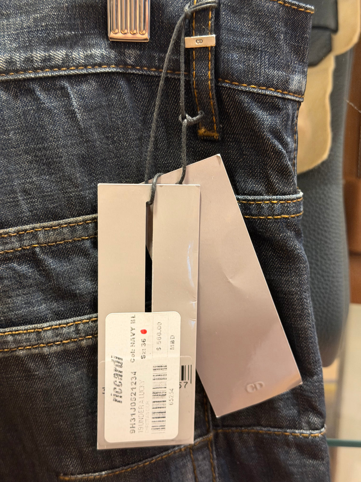 Dior Homme Under a Lucky Denim Jeans