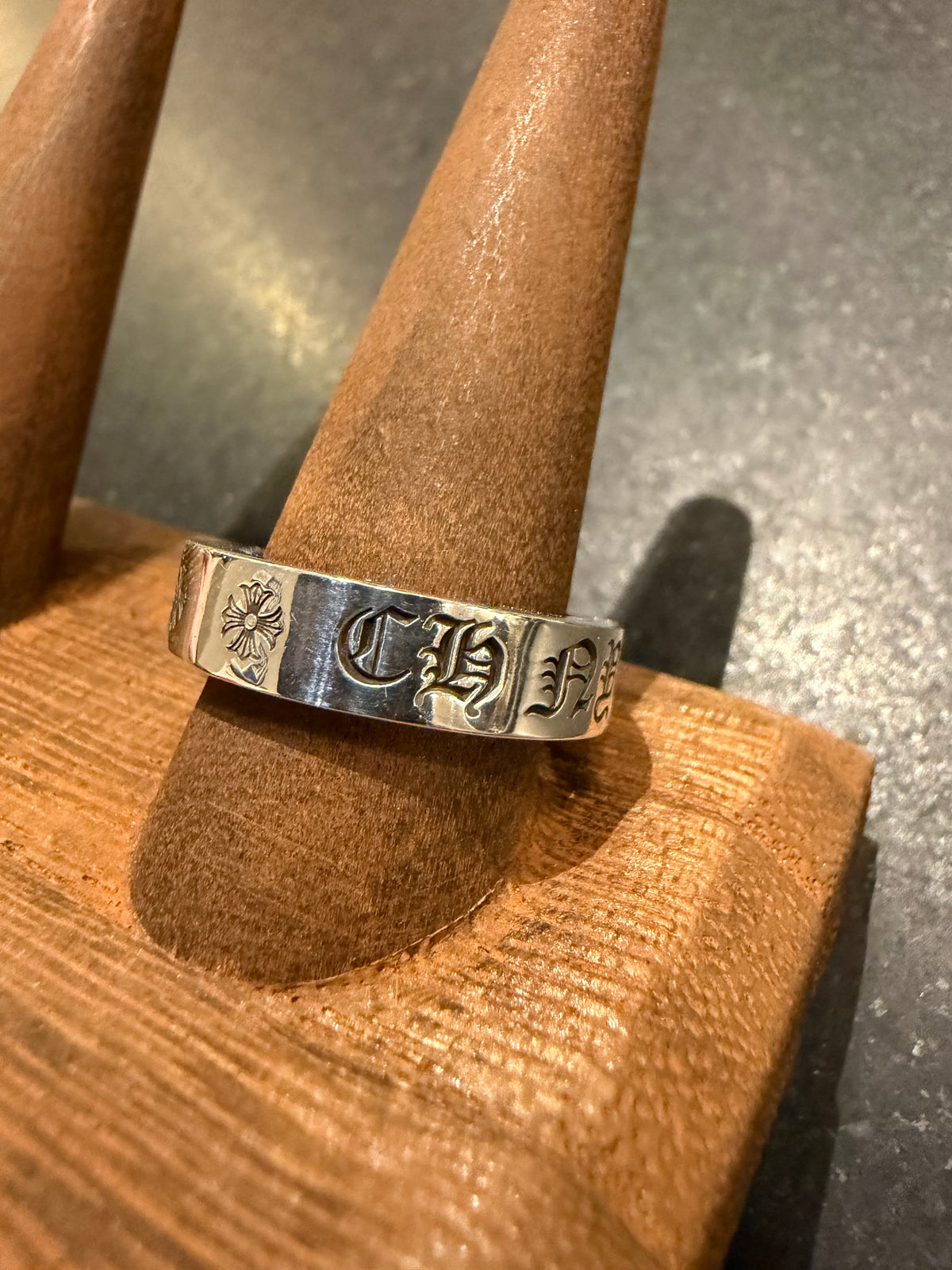 Chrome Hearts CH NYC 6MM Spacer Ring Silver - Size 10