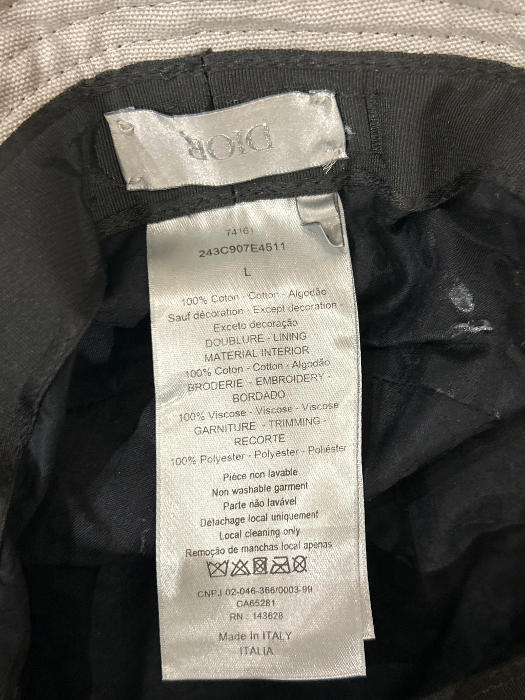 Dior Logo Bucket Hat