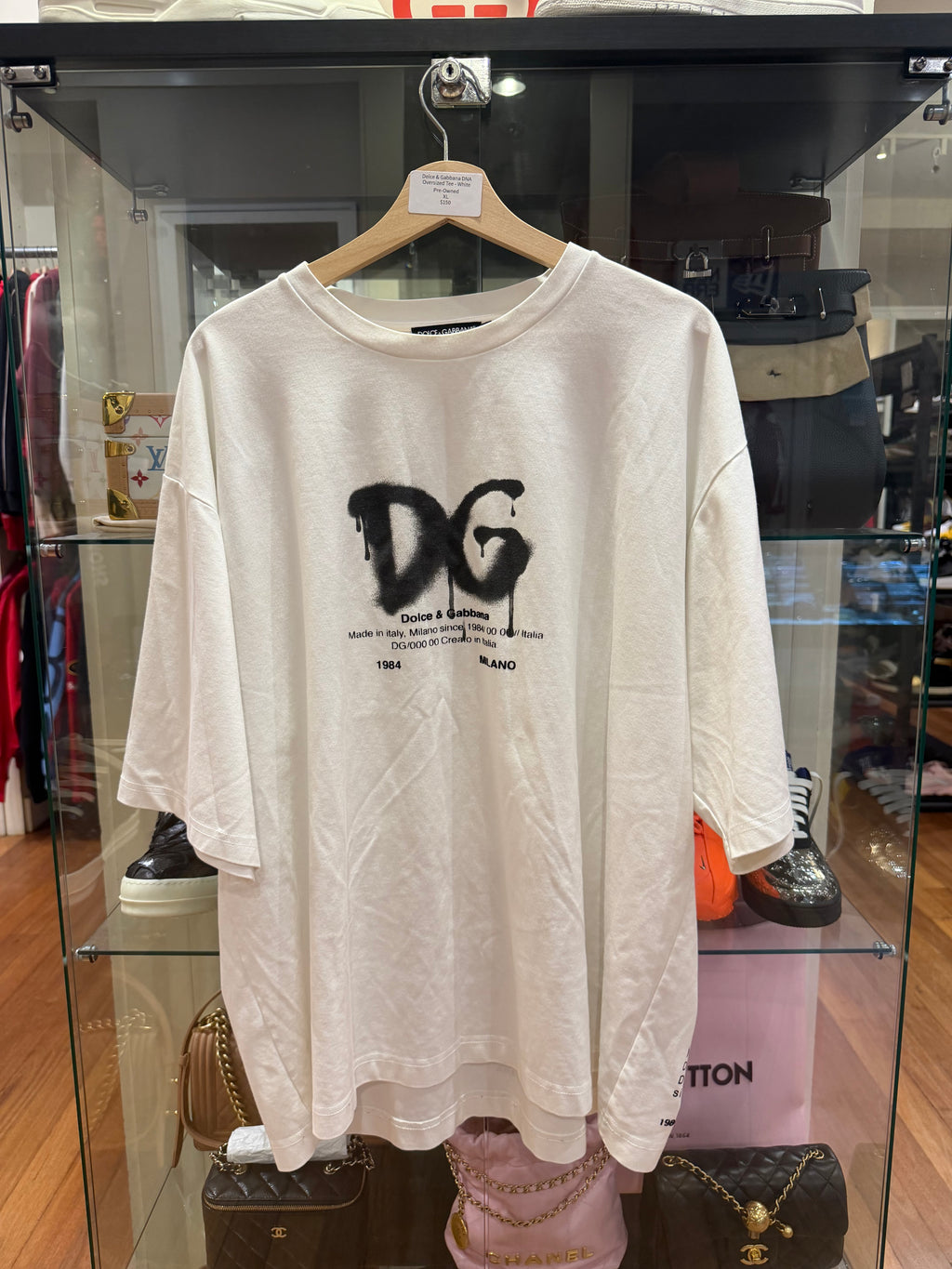 Dolce & Gabbana DNA Oversized Tee - White