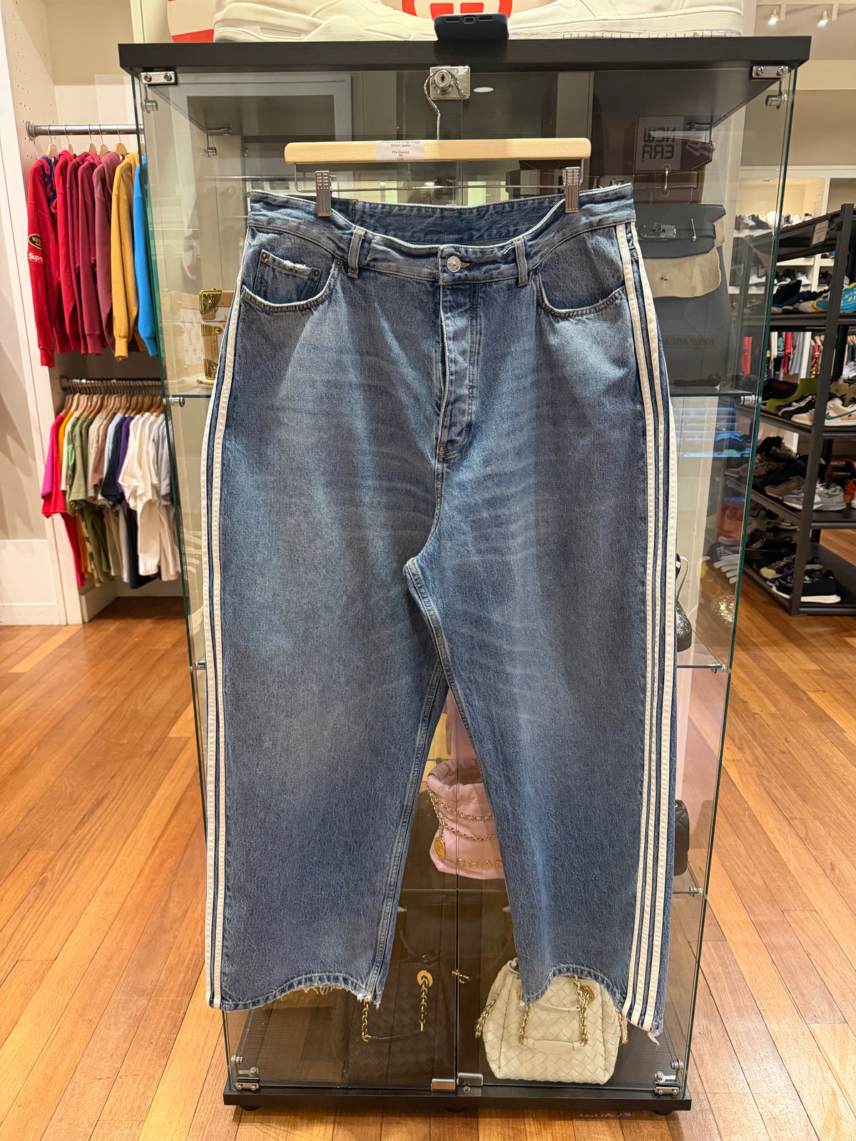 Balenciaga x Adidas Baggy Denim Jeans