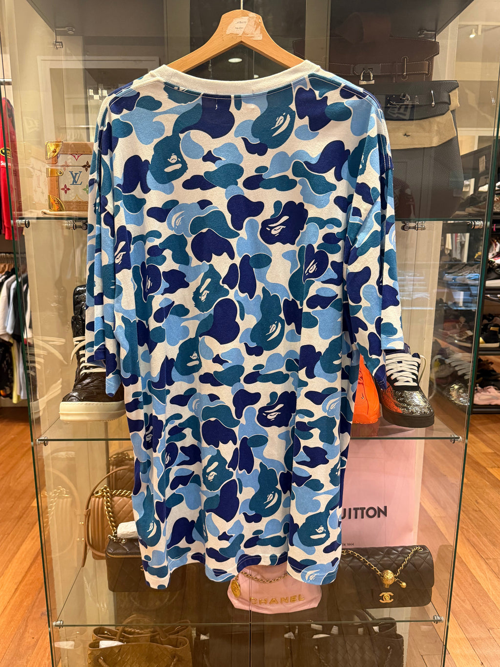 Bape Big ABC Camo Tee - Blue