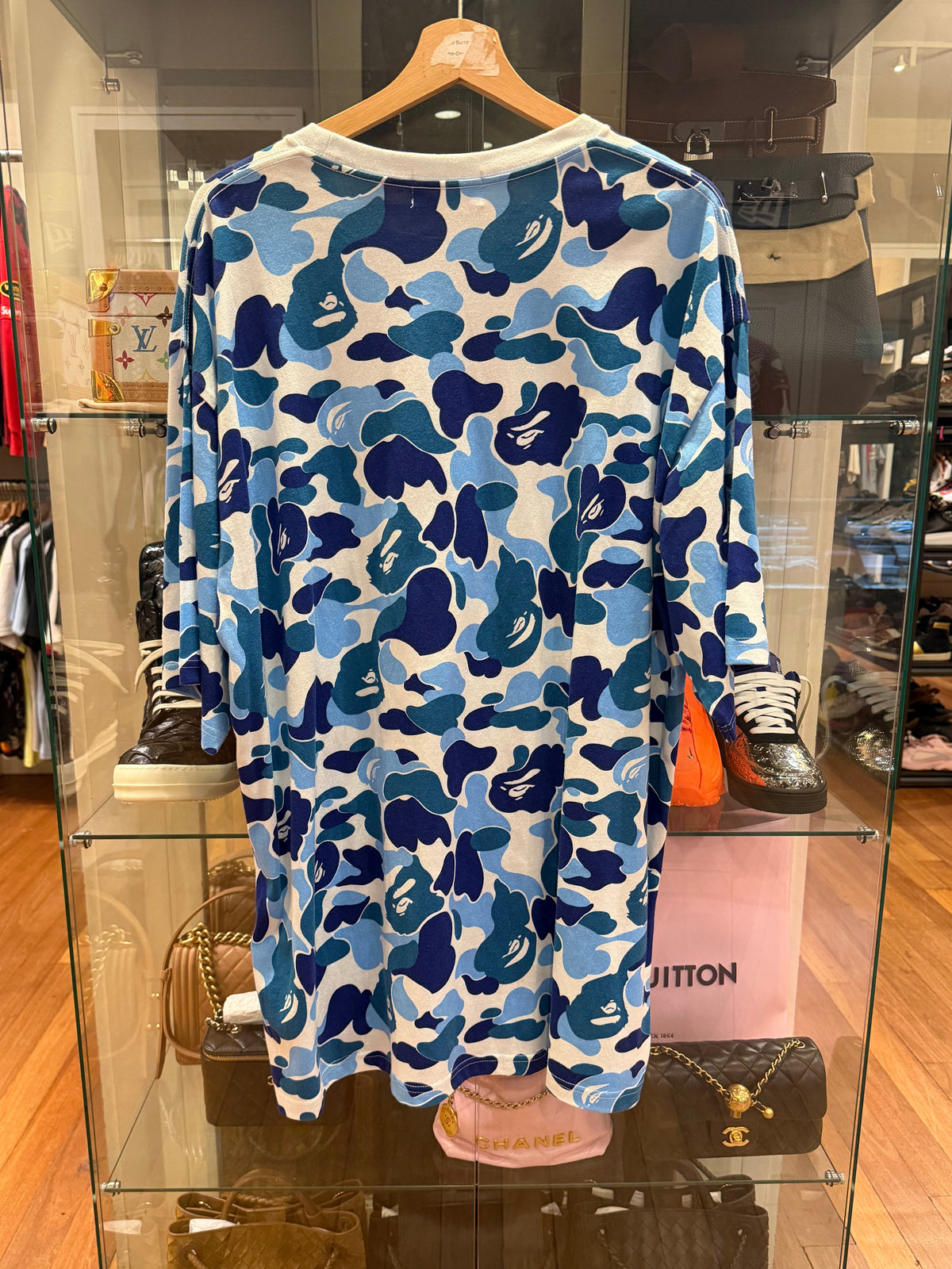 Bape Big ABC Camo Tee - Blue