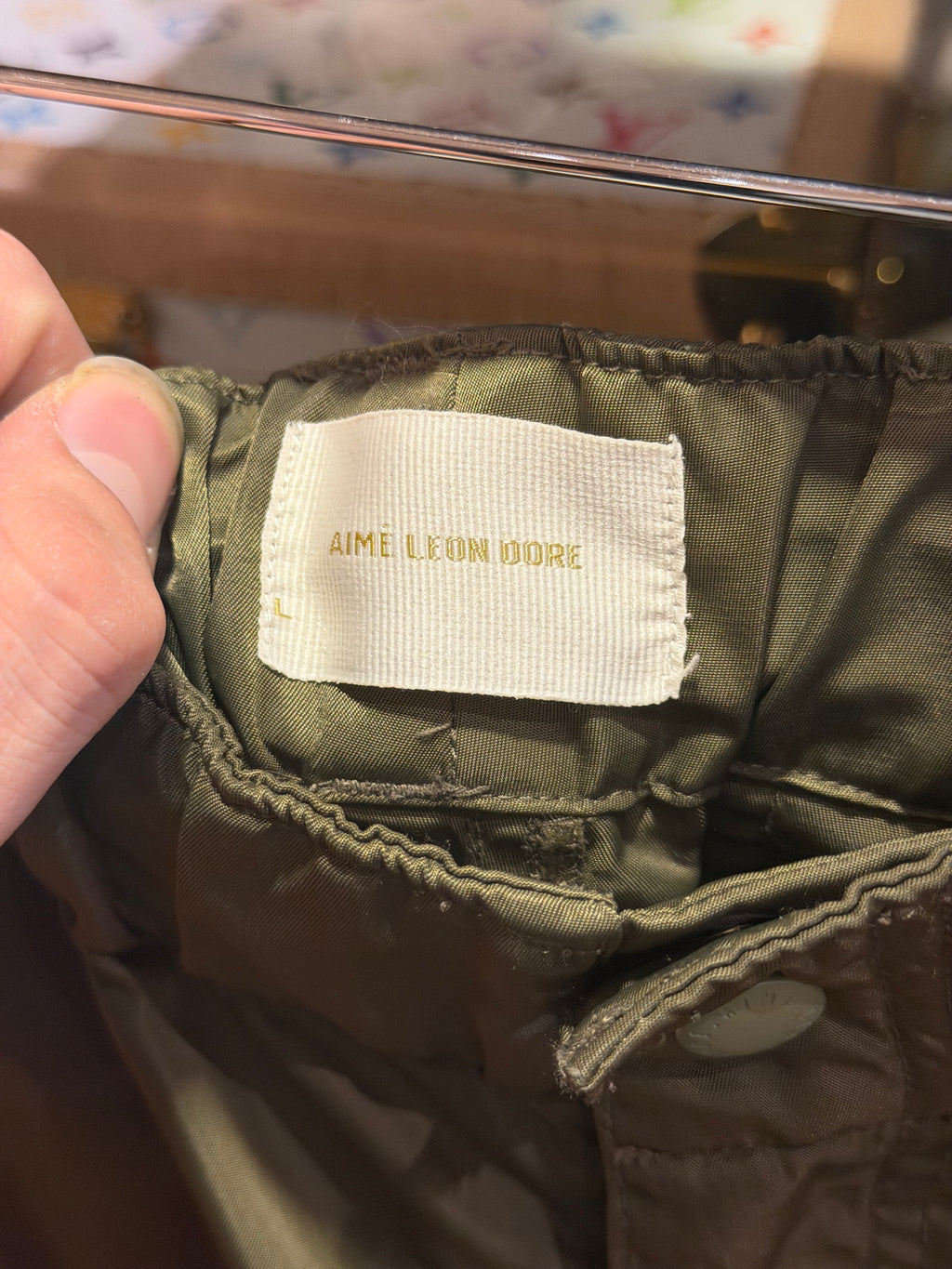 Aimé Leon Dore Nylon Pants - Olive