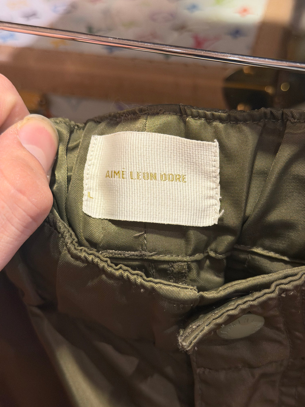 Aimé Leon Dore Nylon Pants - Olive