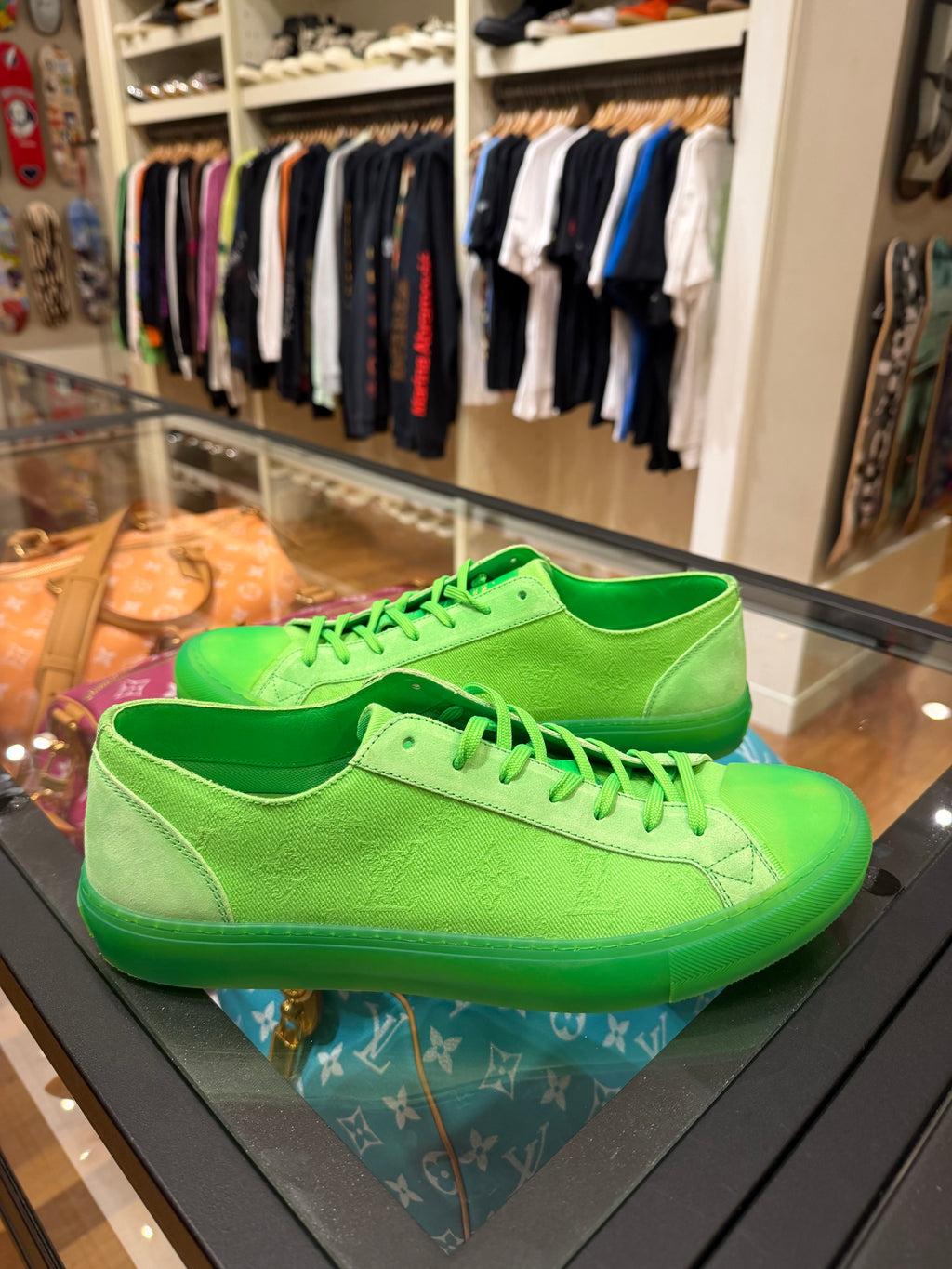 Louis Vuitton Tattoo Low Sneakers - Green