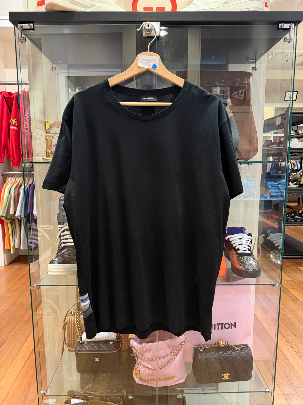 Raf Simons Newspaper
Graphic Patch Tee