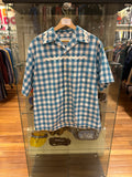 Prada Gingham Short Sleeve Button Up