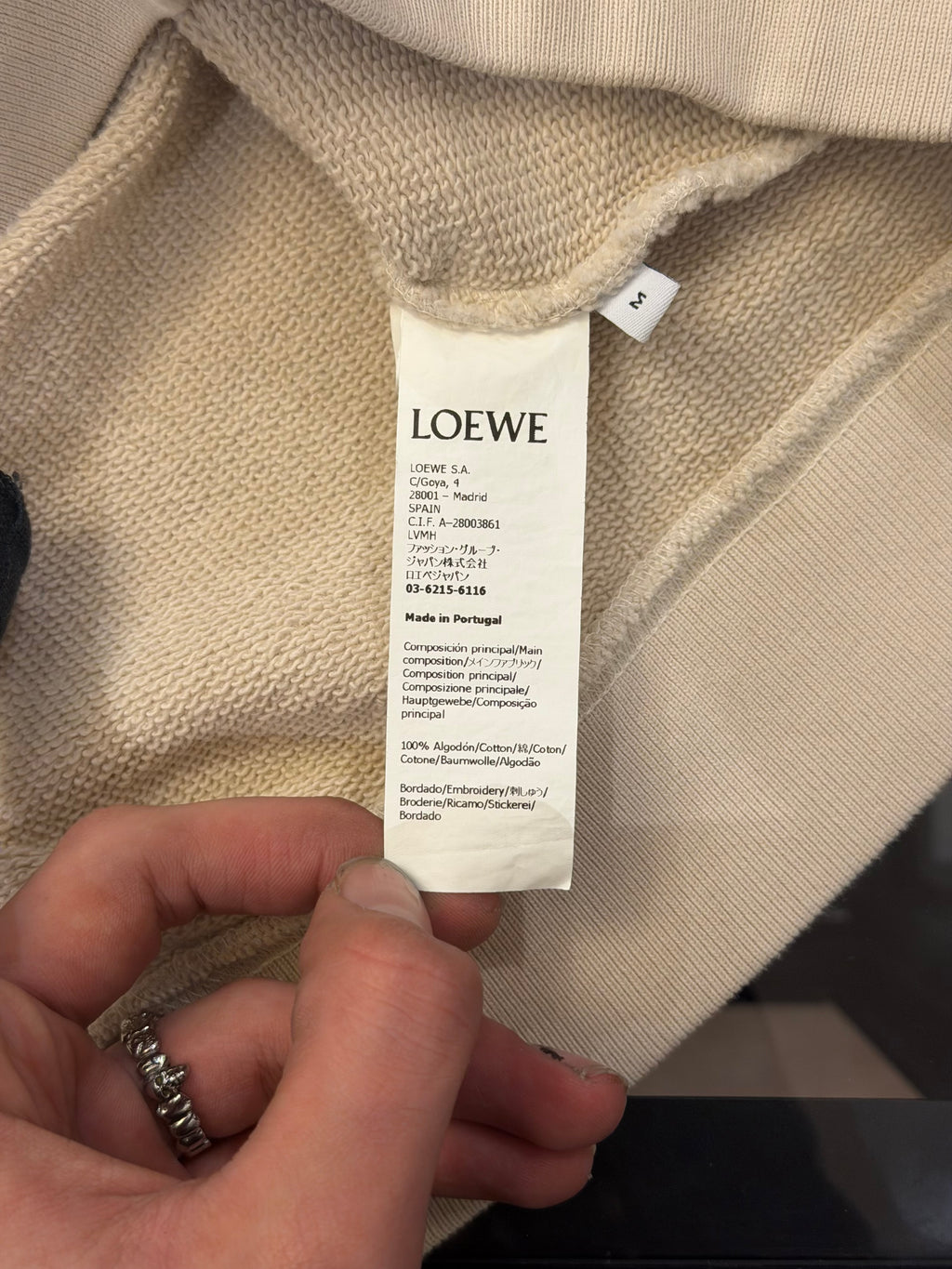 Loewe Anagram Crewneck - Creta Beige