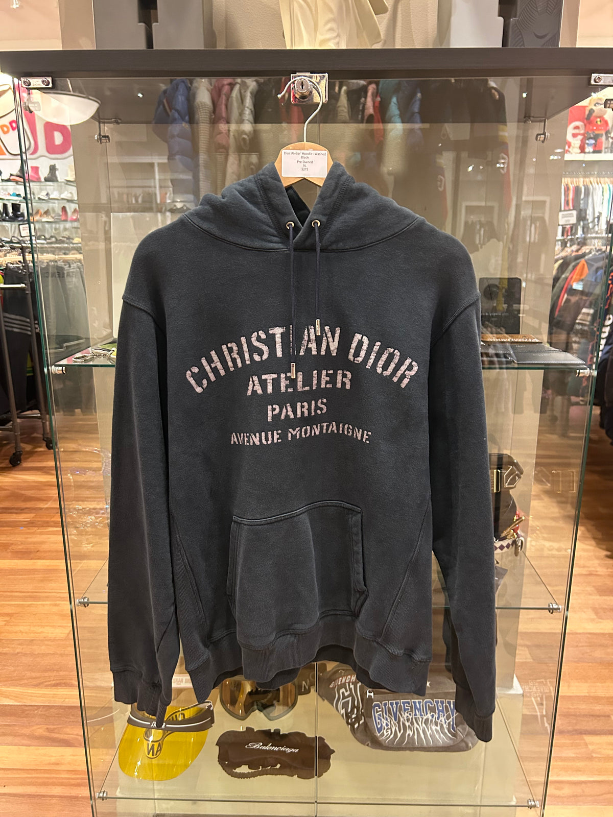 Dior 'Atelier' Hoodie - Washed Black