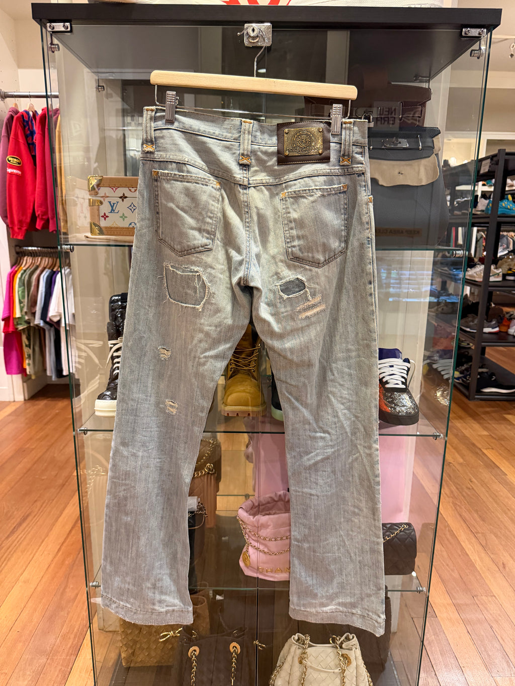 Dolce & Gabbana Vintage Distressed Denim Jeans - Blue